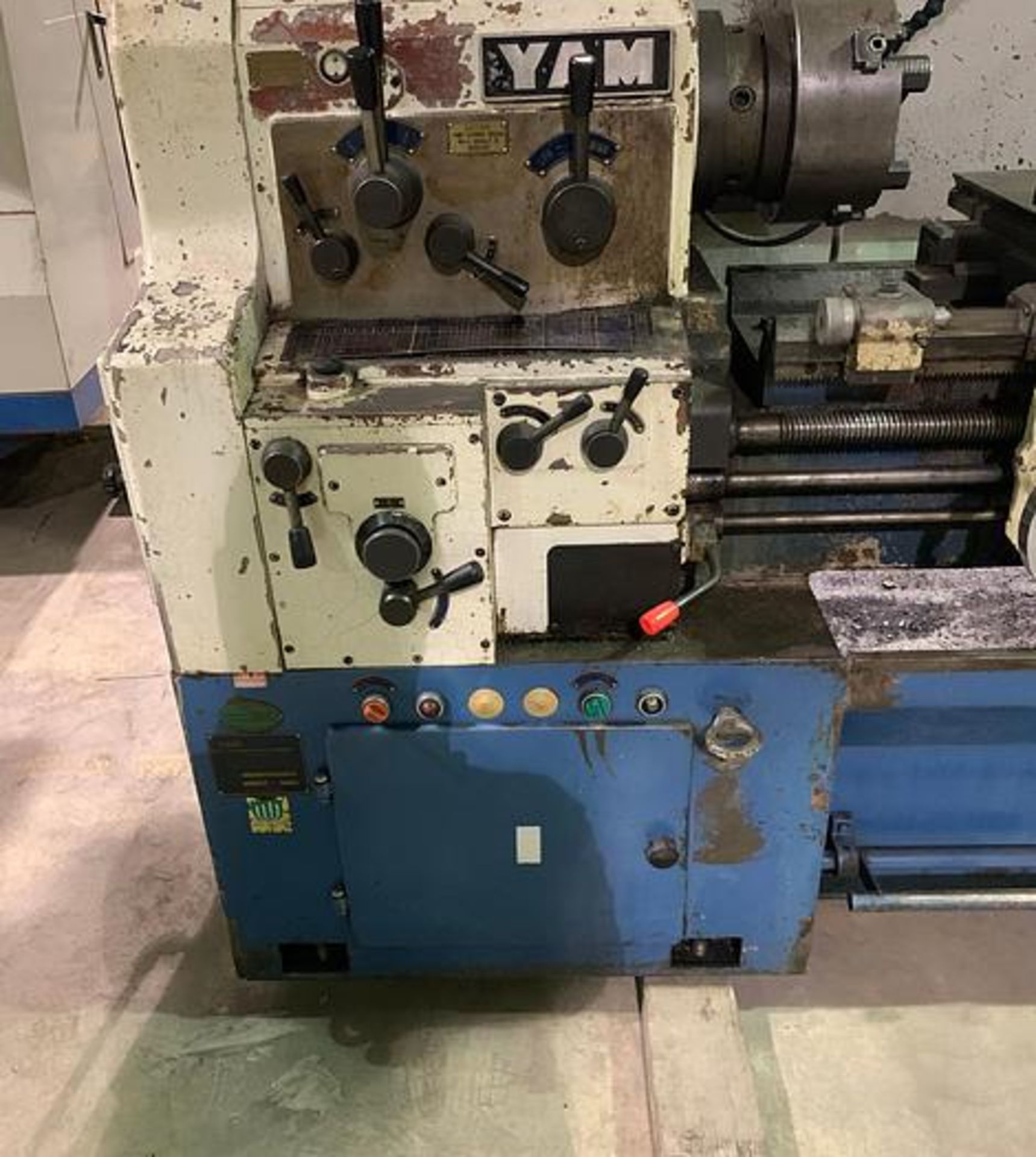 YAM MODEL 2000G 17" X 80" ENGINE LATHE, SN B8-7530, LOCATION MI - Image 2 of 16