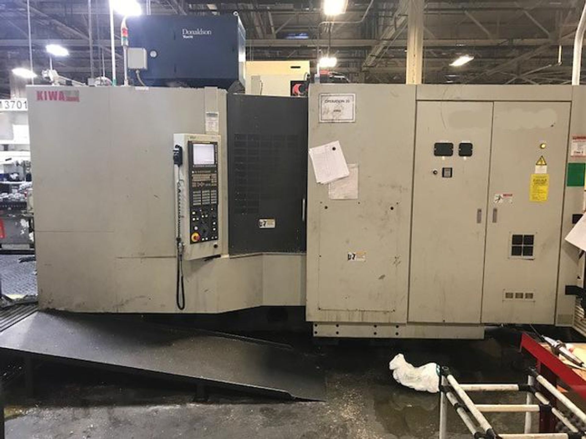 KIWA KH45 4 AXIS 400MM HORIZONTAL MACHINING CENTER, YEAR 2008, INSTALLED IN 2010, SN JB4713, - Image 3 of 21