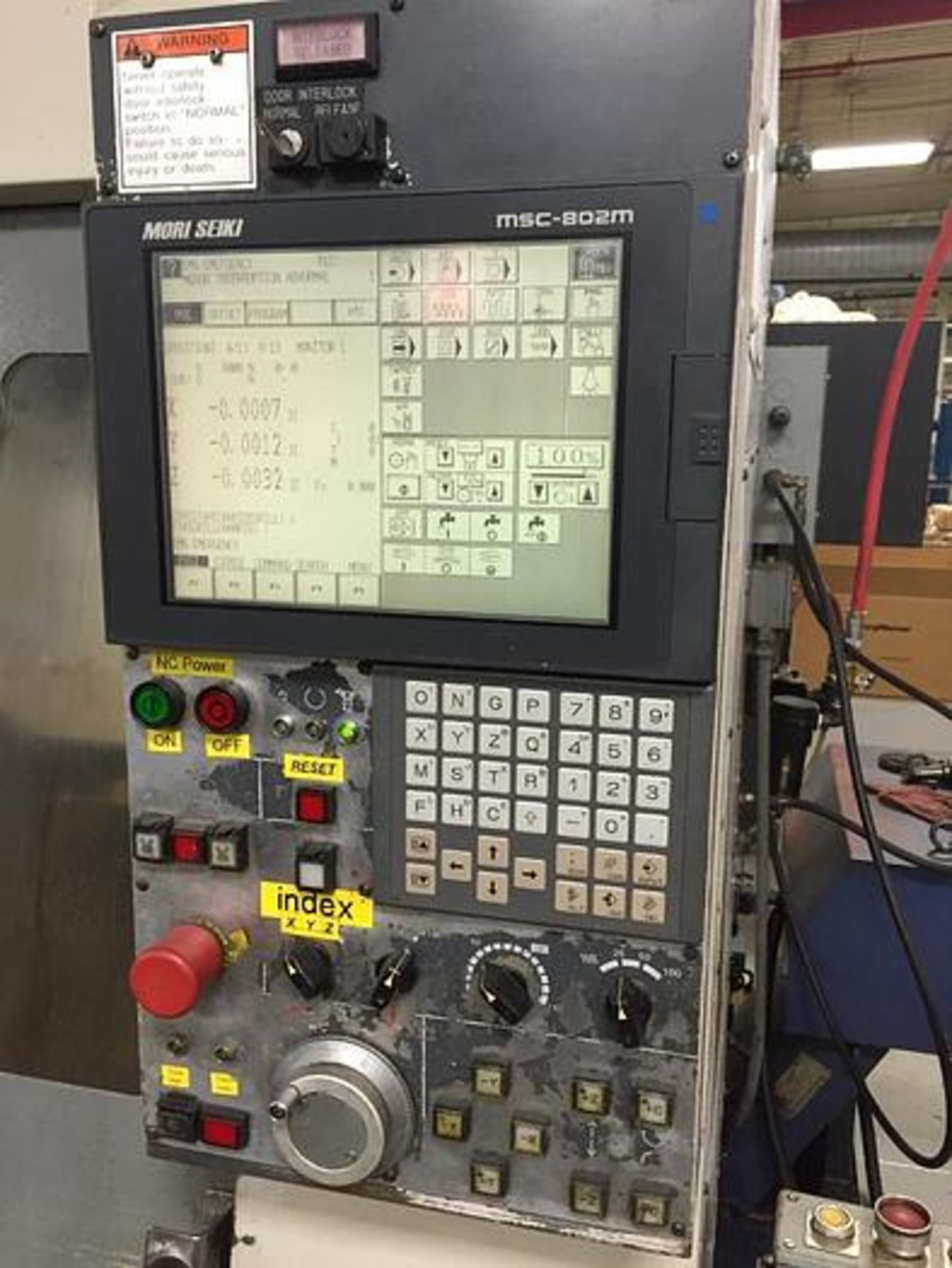 MORI SEIKI TV30 HIGHSPEED MILL/DRILL AND TAPP MACHINE, YEAR 1996, SN 0378, LOCATION MI - Image 3 of 5