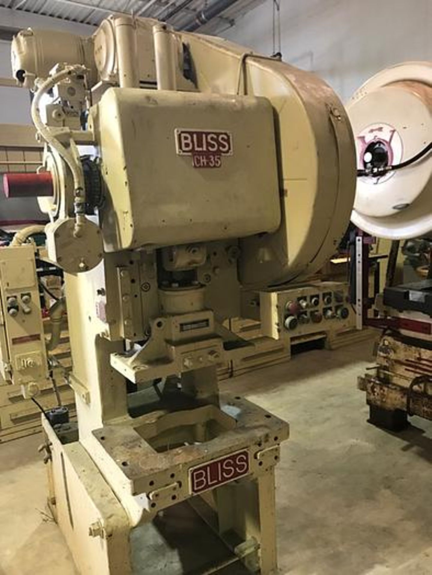 35 TON BLISS MODEL CH-35 OBI PRESS, SN H54460, LOCATION MI - Image 4 of 17