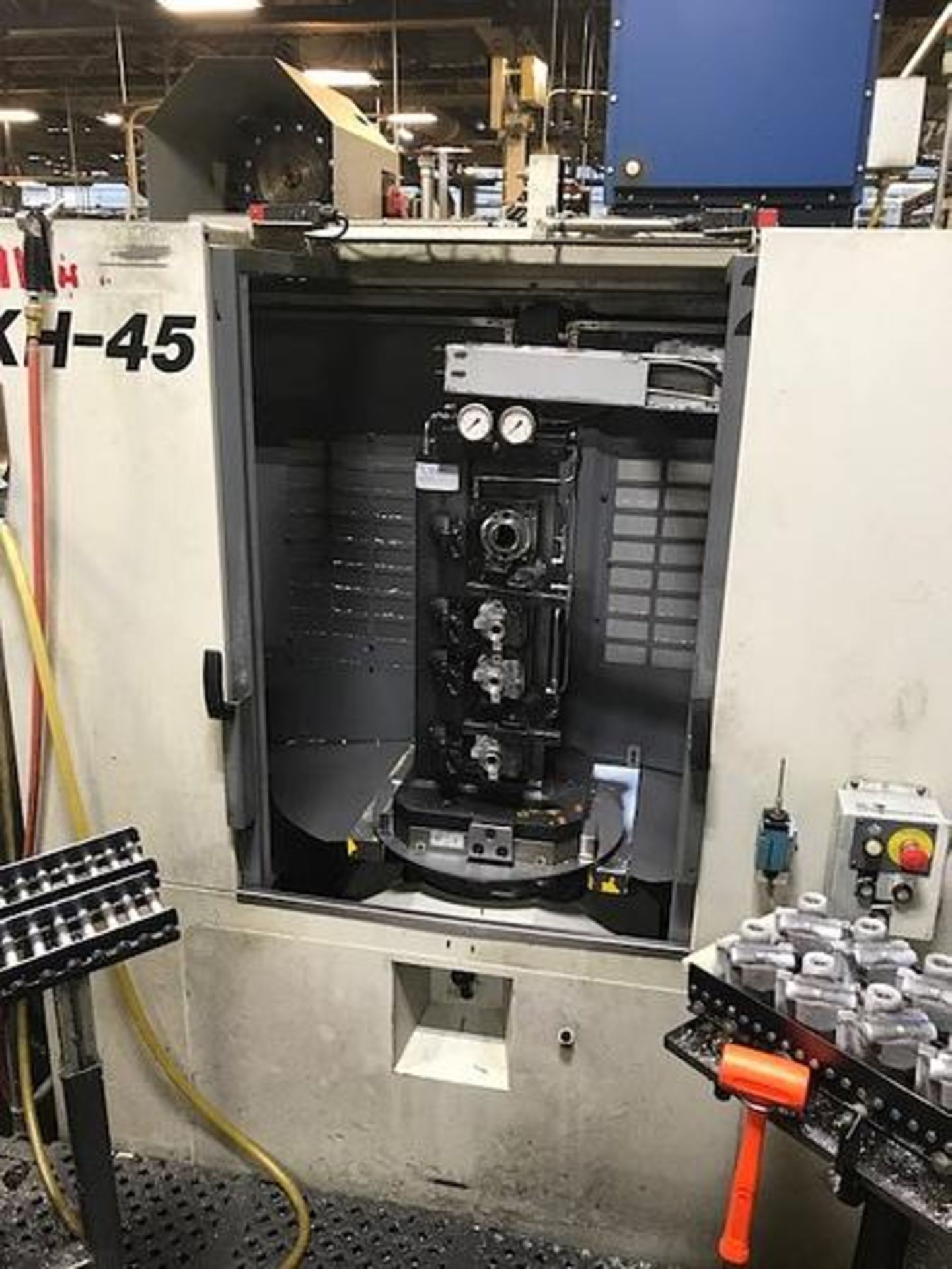 KIWA KH45 4 AXIS 400MM HORIZONTAL MACHINING CENTER, YEAR 2008, INSTALLED IN 2010, SN JB4713, - Image 5 of 21