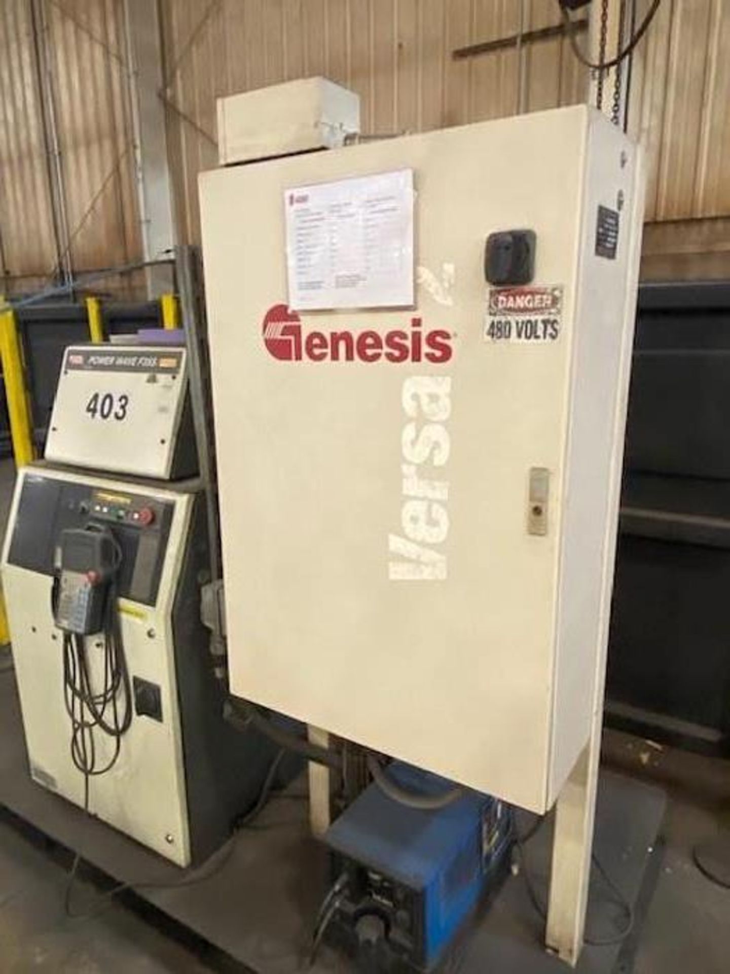 FANUC/GENESIS VERSA DUAL TRUNION WELDING CELL, FANUC ROBOT ARCMATE 100iB, SN 55859, GENESIS SN 177 - Image 8 of 12