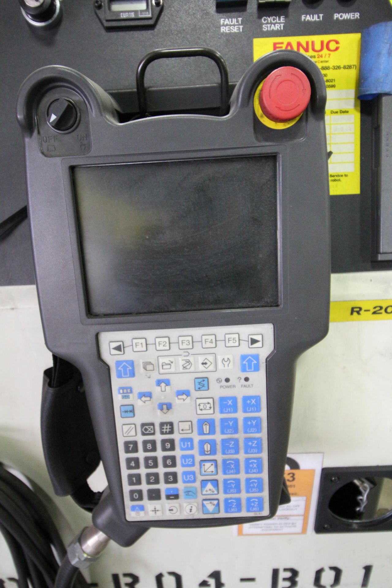 FANUC ROBOT R-2000iB/210F WITH R-30iA CONTROL, CABLES & TEACH PENDANT, SN 148715, YEAR 2014 - Image 7 of 8