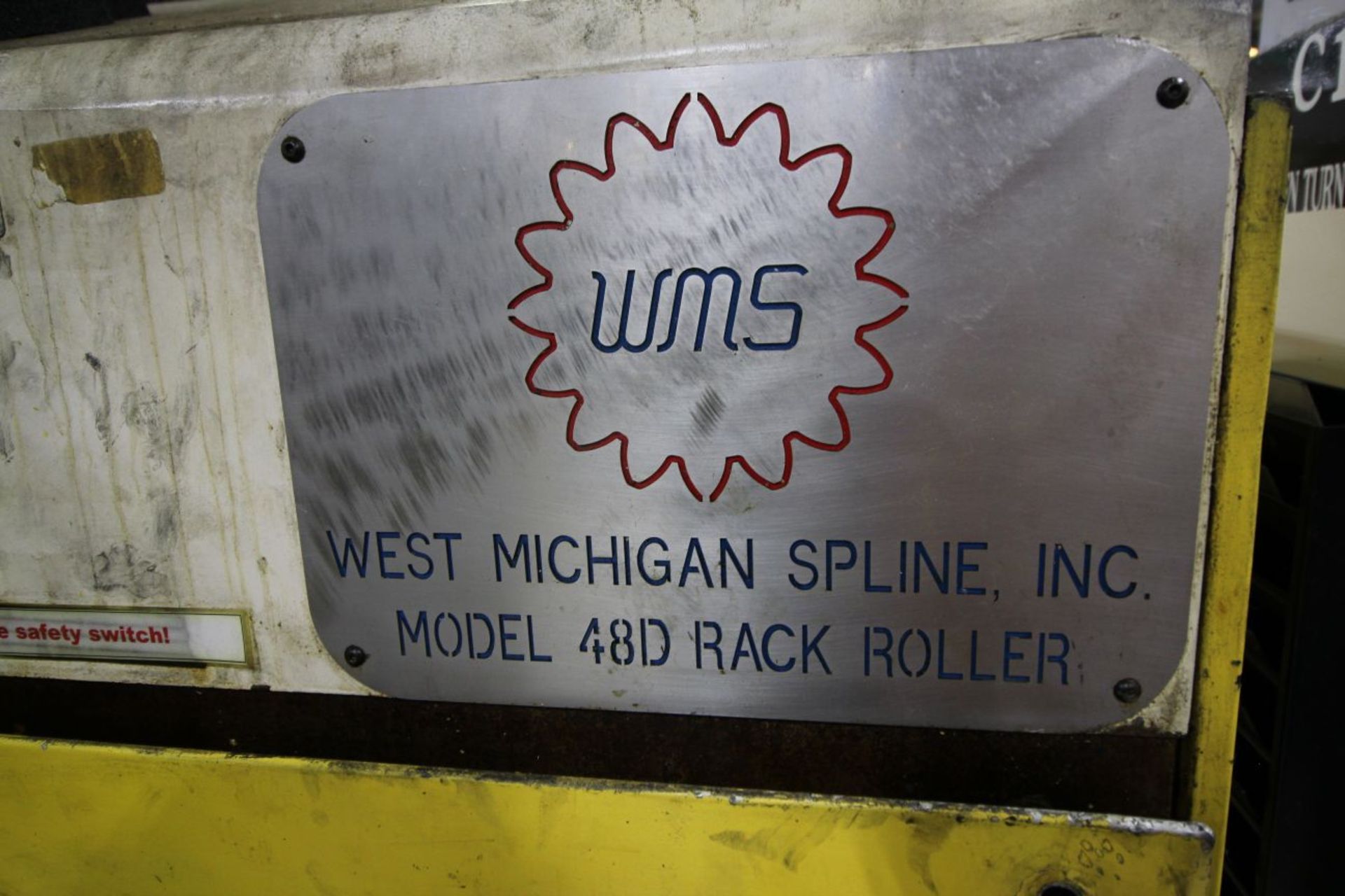 WEST MICHIGAN SPLINE INC. SPLINE ROLLER MODEL 48D - Image 7 of 8