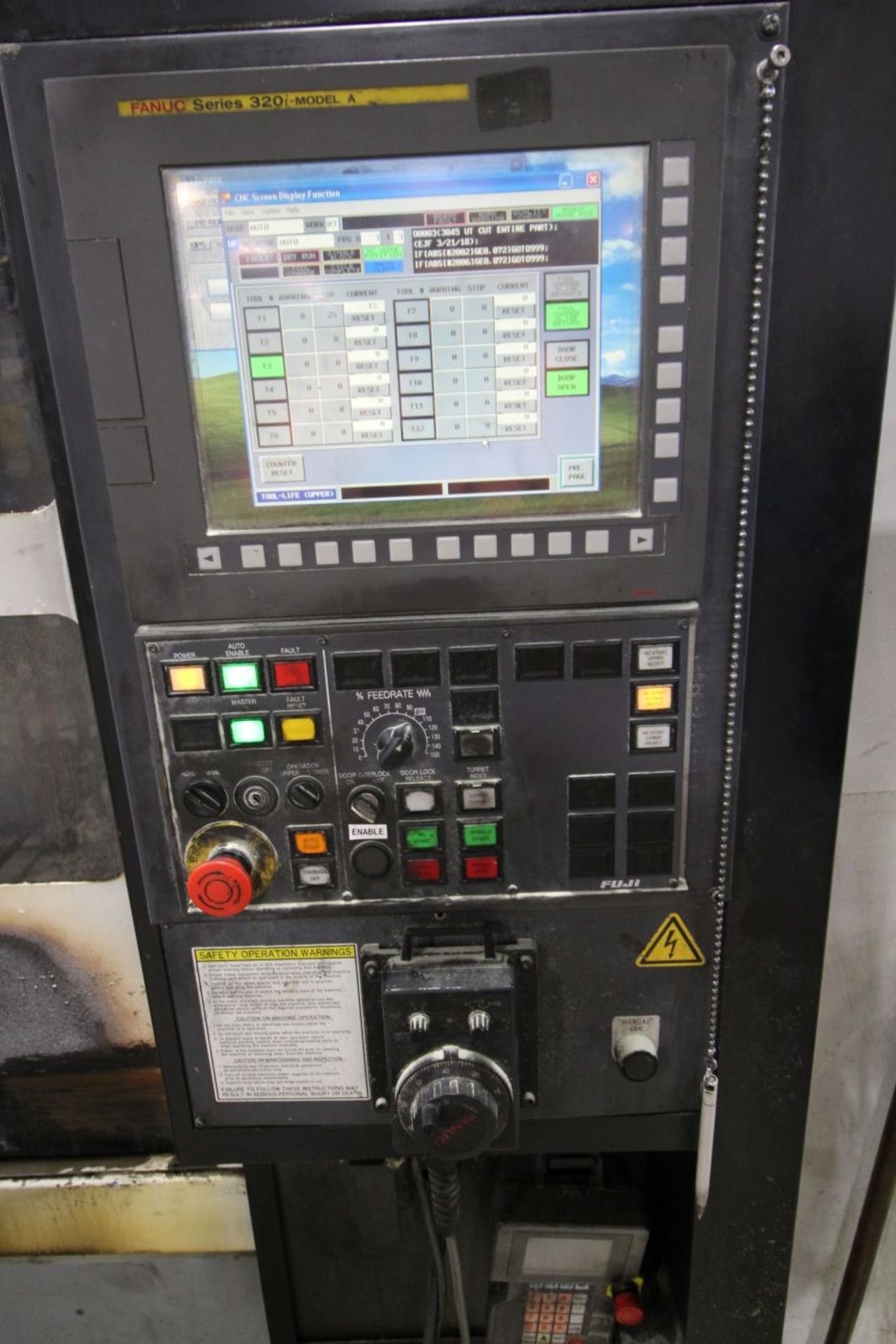 FUJI CNC LATHE MODEL ANS-320TTS WITH GANTRY - Image 2 of 8