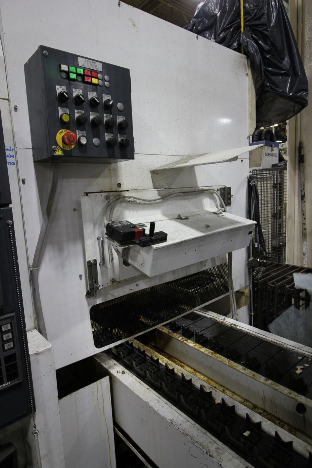 FUJI MULTI AXIS CNC LATHE MODEL ANS320 WITH GANTRY LOADER & STOCKER TABLES, YEAR 2010 - Image 5 of 8