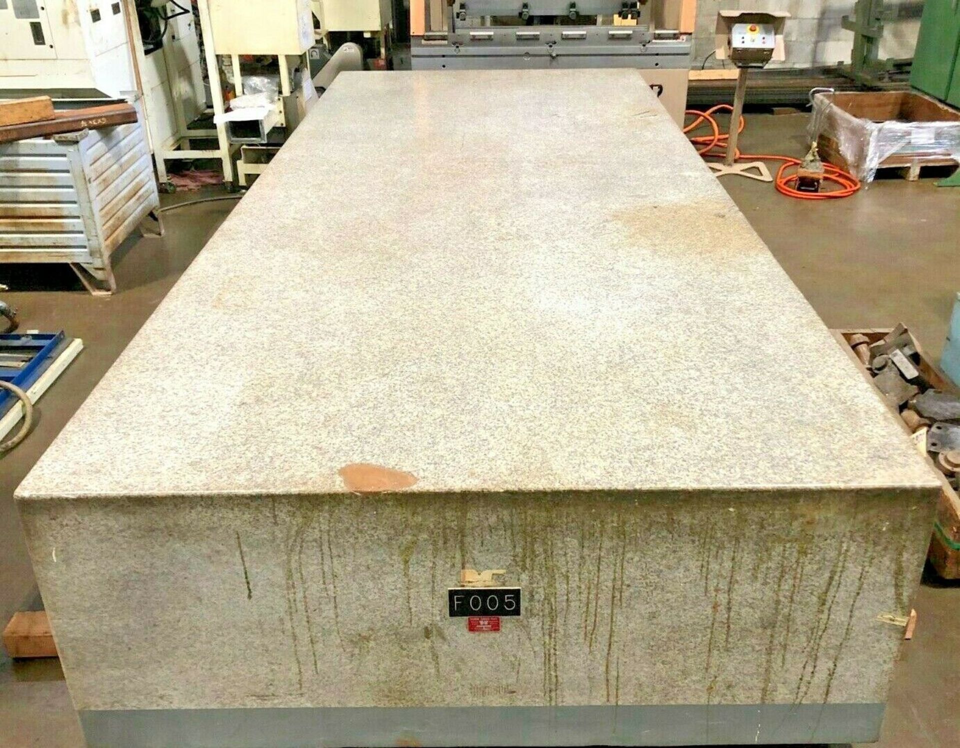 STARRETT GRANITE SURFACE PLATE 14' X6' X28"