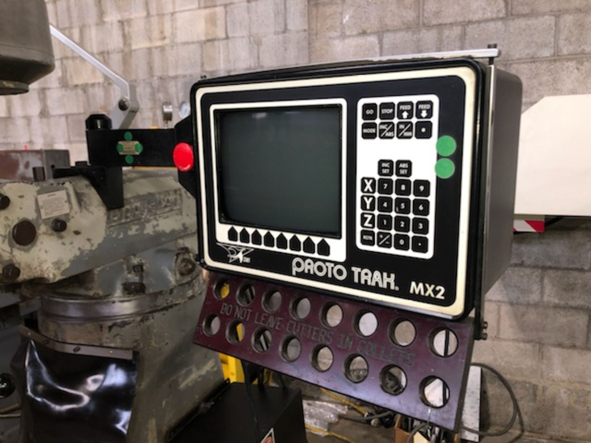 BRIDGEPORT SERIES 1 CNC MILL WITH SWI SOUTHWEST INDUSTRIES PROTO TRAK MX-2, 2- AXIS CNC CONTROL - Image 4 of 7