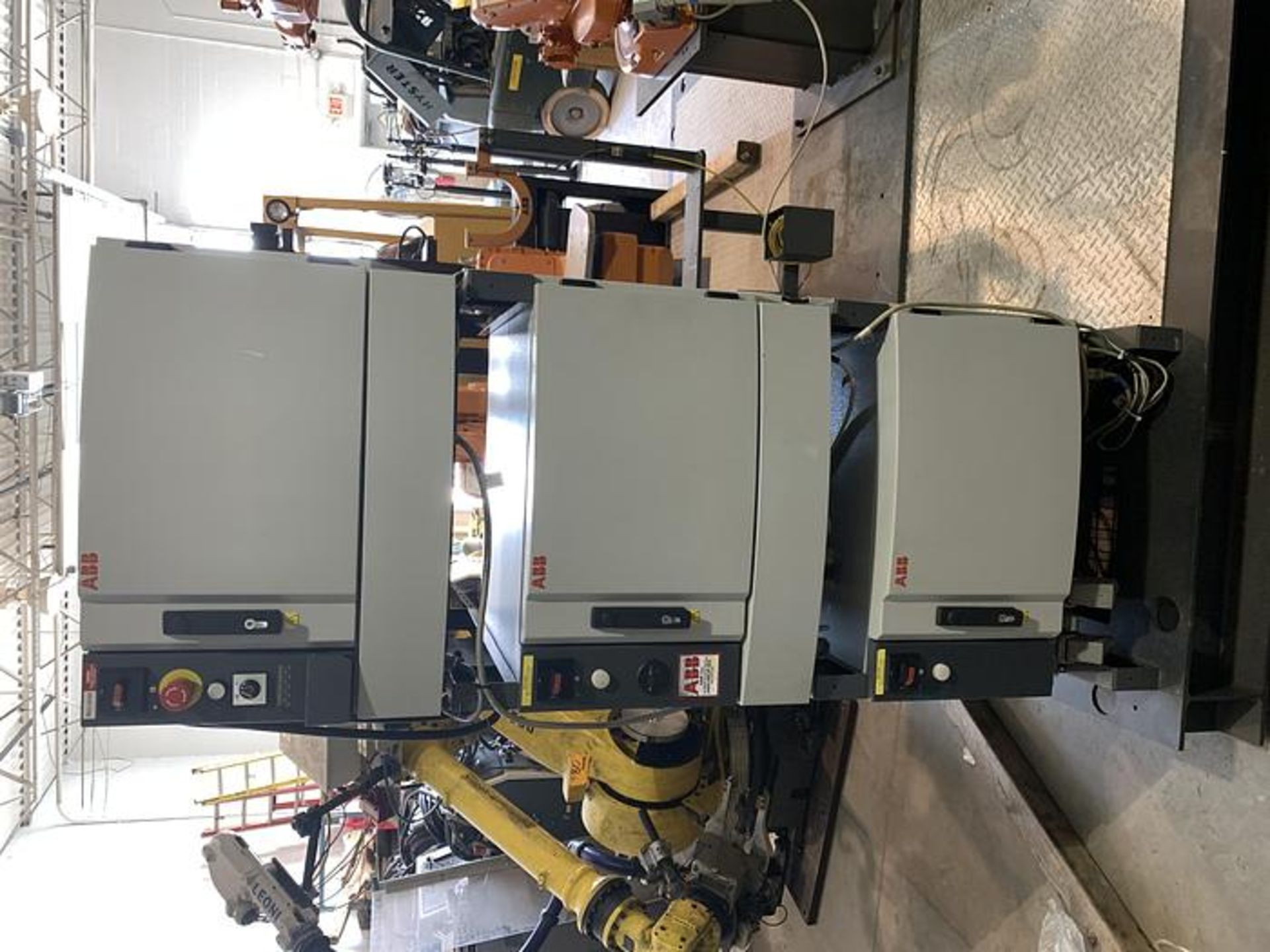 ABB ROBOTS IRB 1600-5/1.45 DUAL ARM ROBOTIC CELL WITH ABB TYPE MTC 750 POSITIONER AND IRC5 CONTROLS - Image 6 of 16