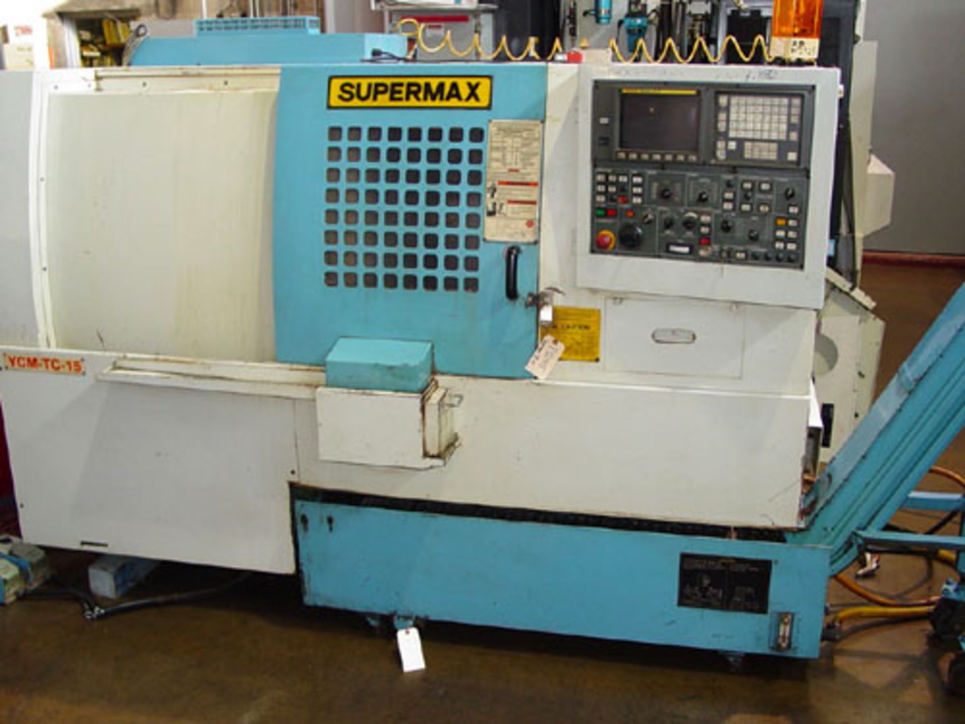 SUPERMAX MODEL YCM TC-15 CNC TURNING CENTER, YEAR 2000, SN 025028