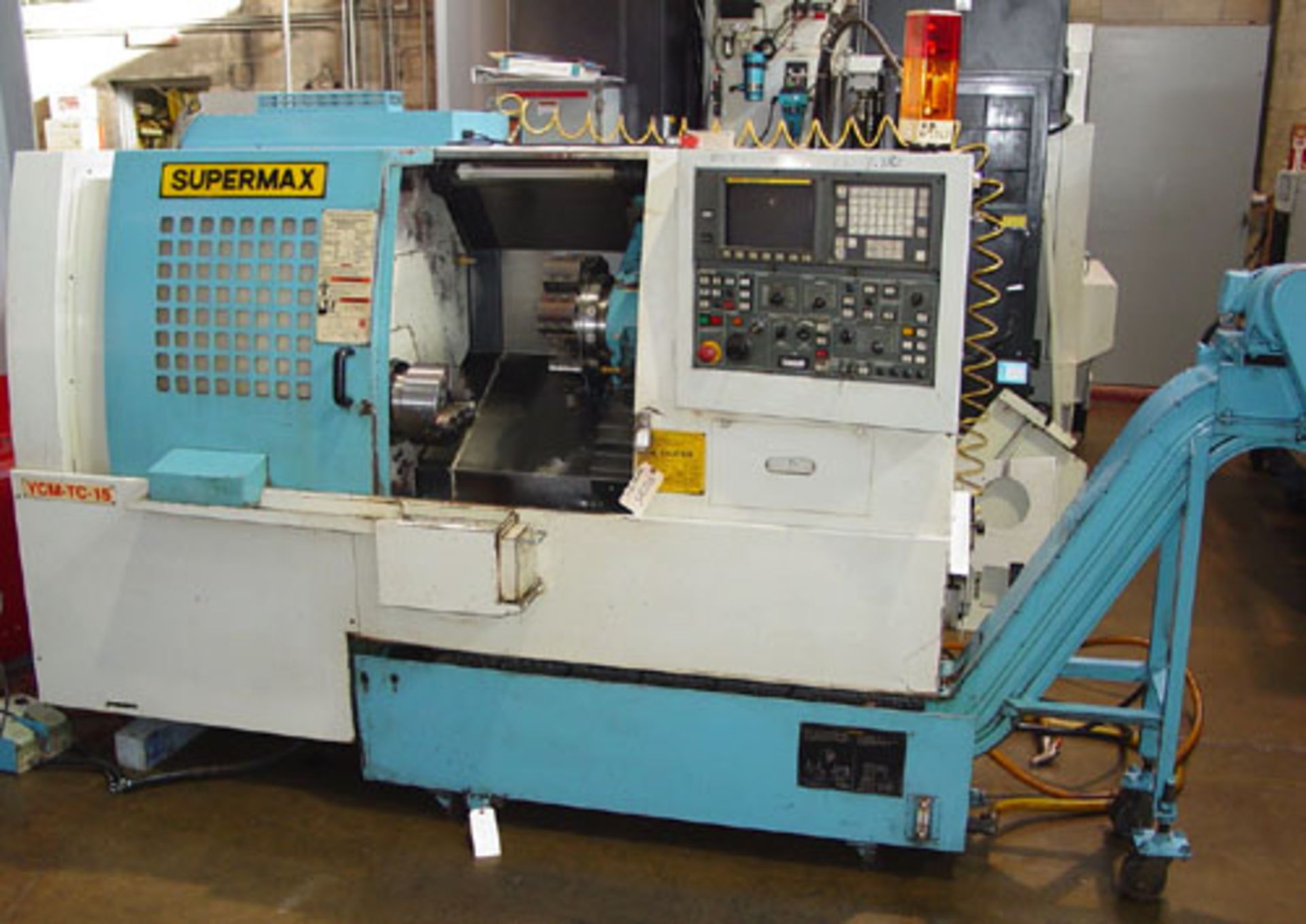 SUPERMAX MODEL YCM TC-15 CNC TURNING CENTER, YEAR 2000, SN 025028 - Image 2 of 8