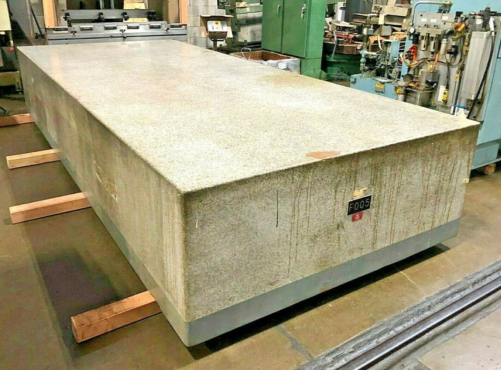 STARRETT GRANITE SURFACE PLATE 14' X6' X28" - Image 5 of 5