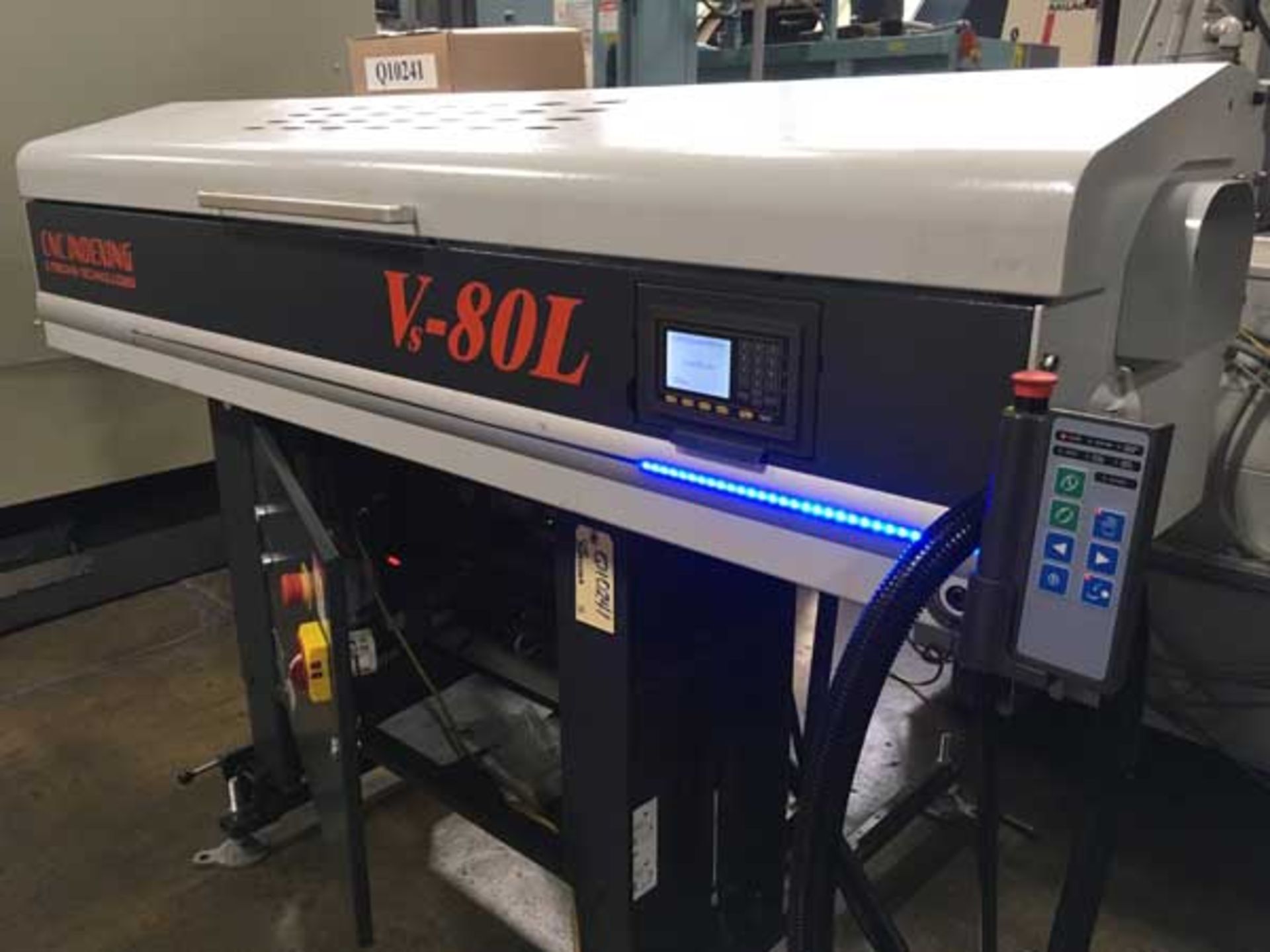 CNC INDEXING AND FEEDING TECHNOLOGIES SERVO BAR FEEDER, MODEL Vs-80L, YEAR 2015, SN 35150022 - Image 2 of 7