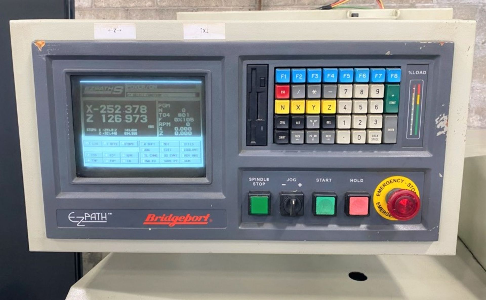 BRIDGEPORT ROMI EZ PATH S CNC LATHE, YEAR 1998, SN 002-083253-363 - Image 2 of 7