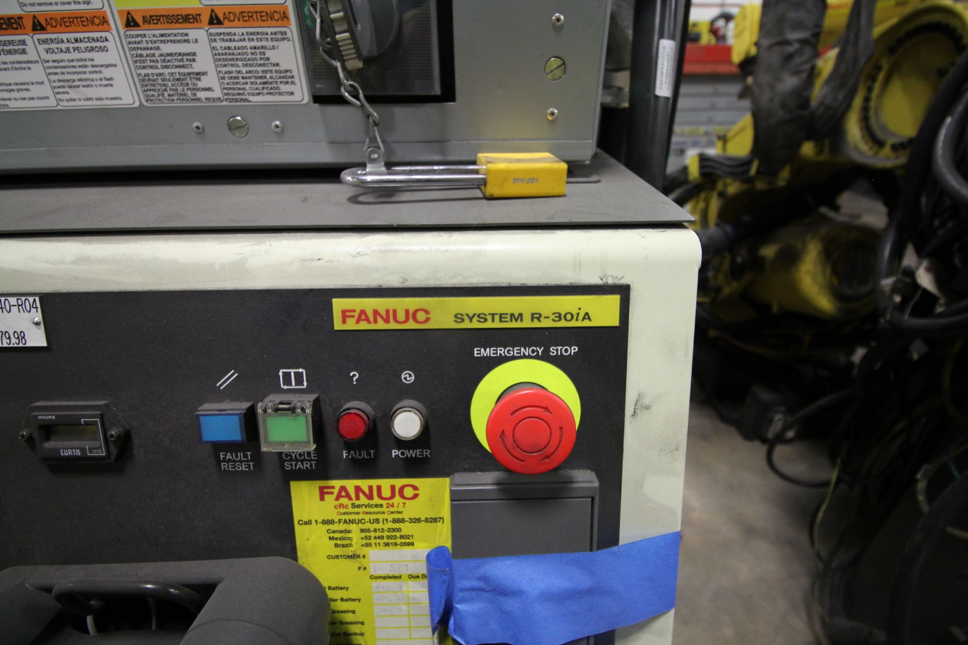 FANUC ROBOT R-2000iB/210F WITH R-30iA CONTROL, CABLES &amp; TEACH PENDANT, SN 142537, YEAR 2013 - Image 6 of 9