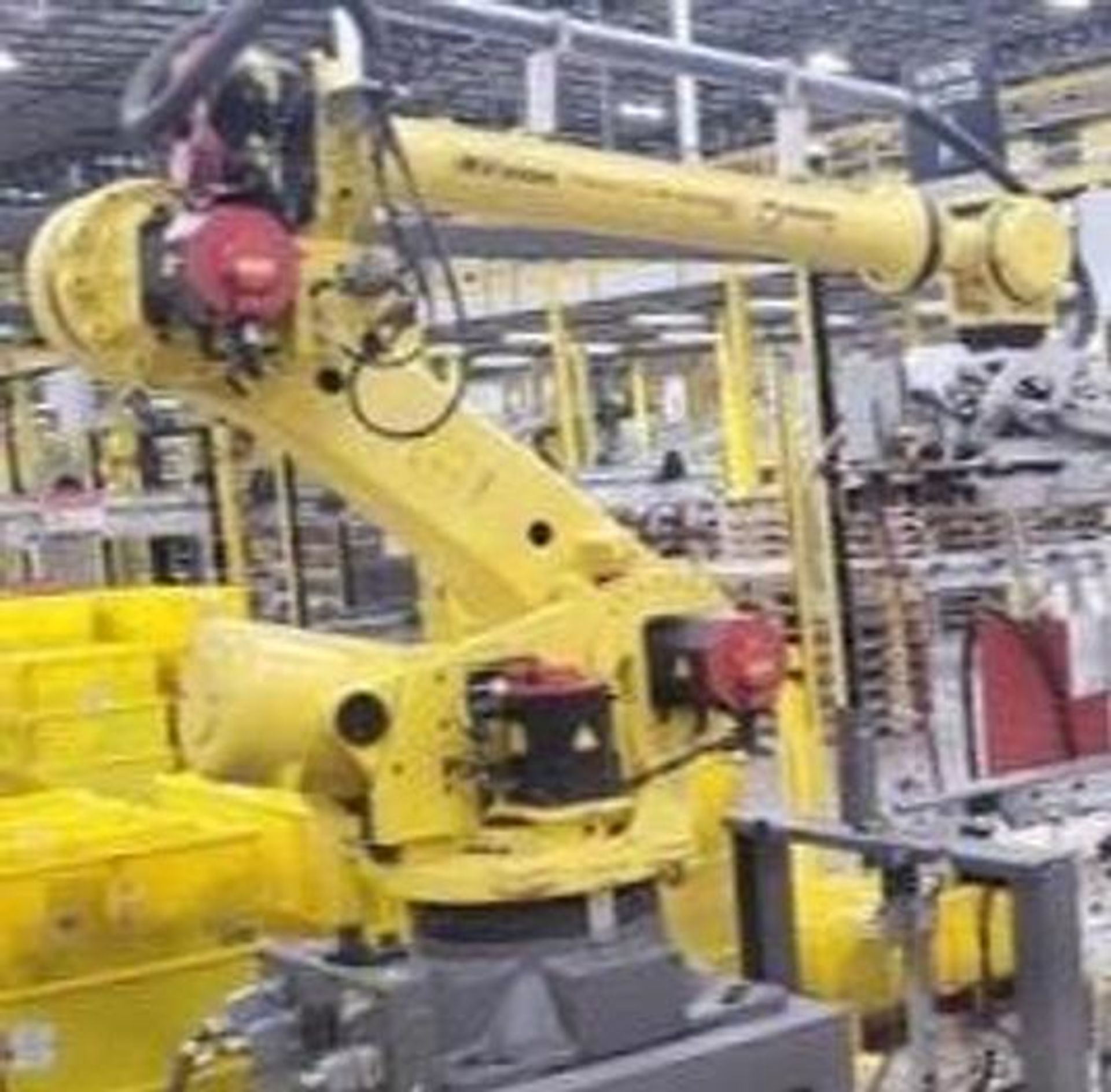 FANUC ROBOT R2000iC/125L 6 AXIS ROBOT WITH R30iB CONTROLLER, IR VISION, SN 194246, CABLES & TEACH