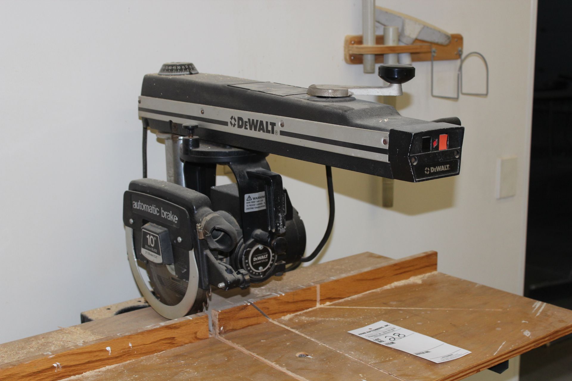 Dewalt Contractor Powershop 10" Radial Arm Saw - Image 3 of 3