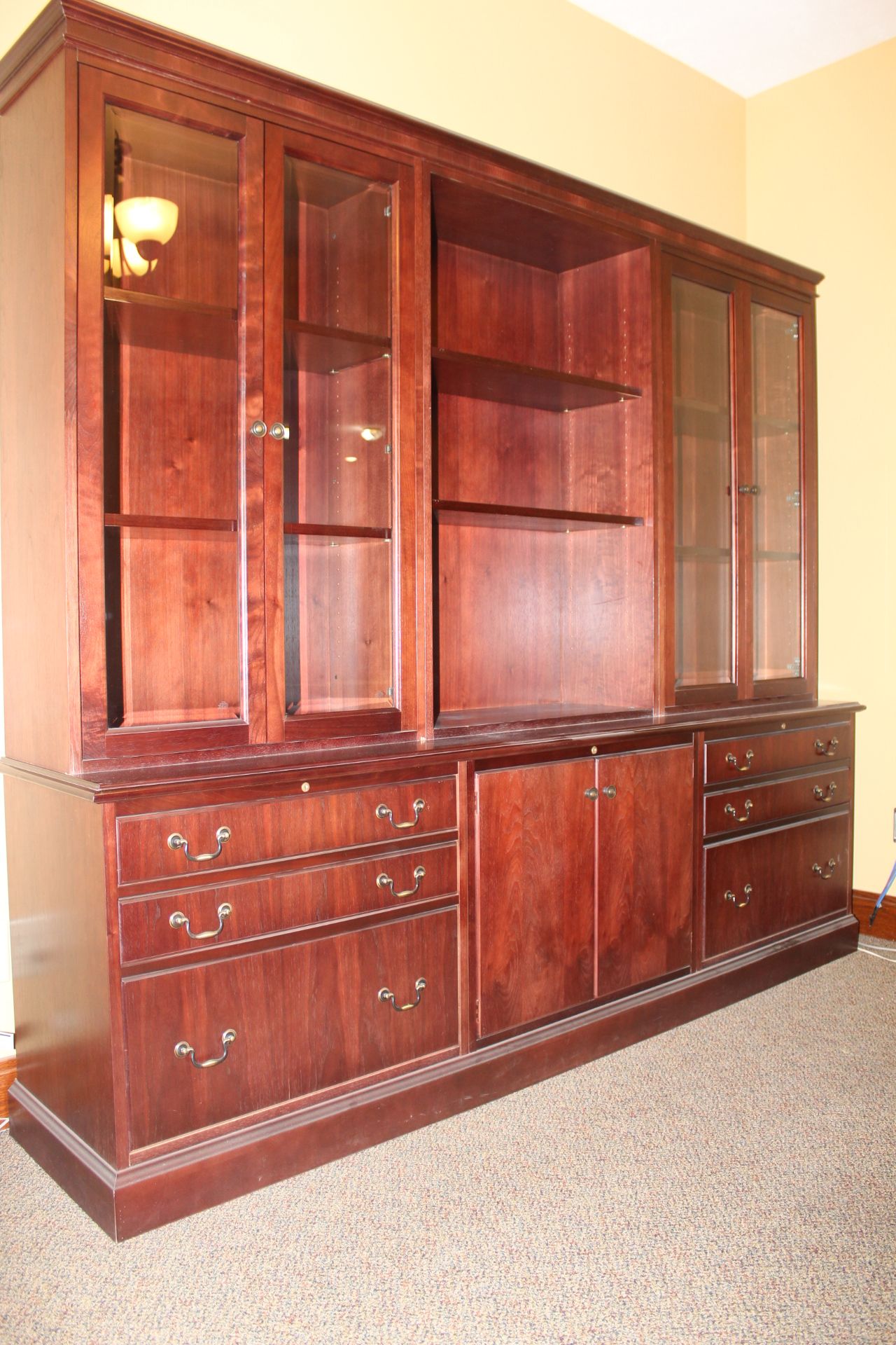 Steelcase -Wood Desk and Modular Credenza System - Image 3 of 4