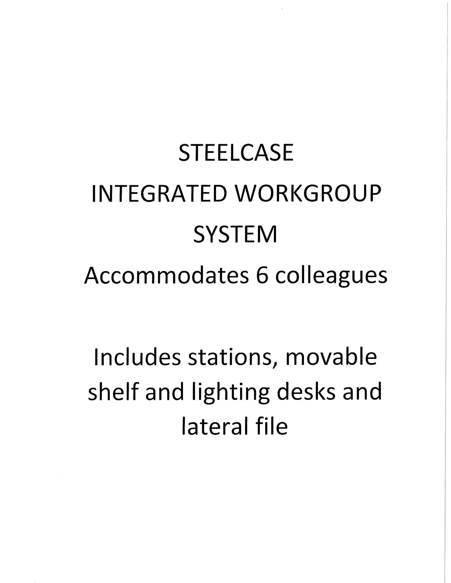 Steelcase Integrated Workgroup System - Image 4 of 4