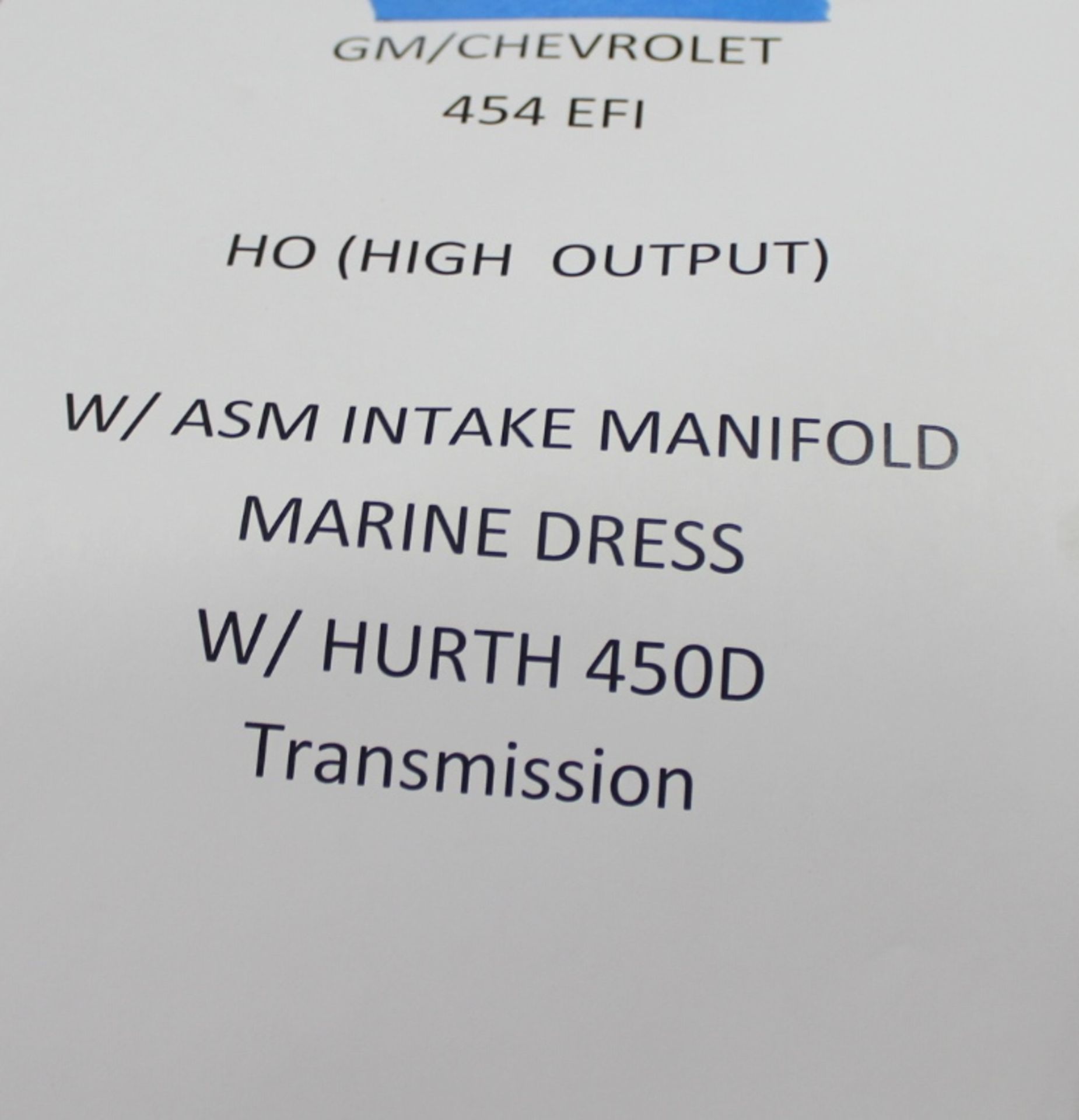 GM/Chevrolet 454 EFI HO (High Output) - Image 5 of 5