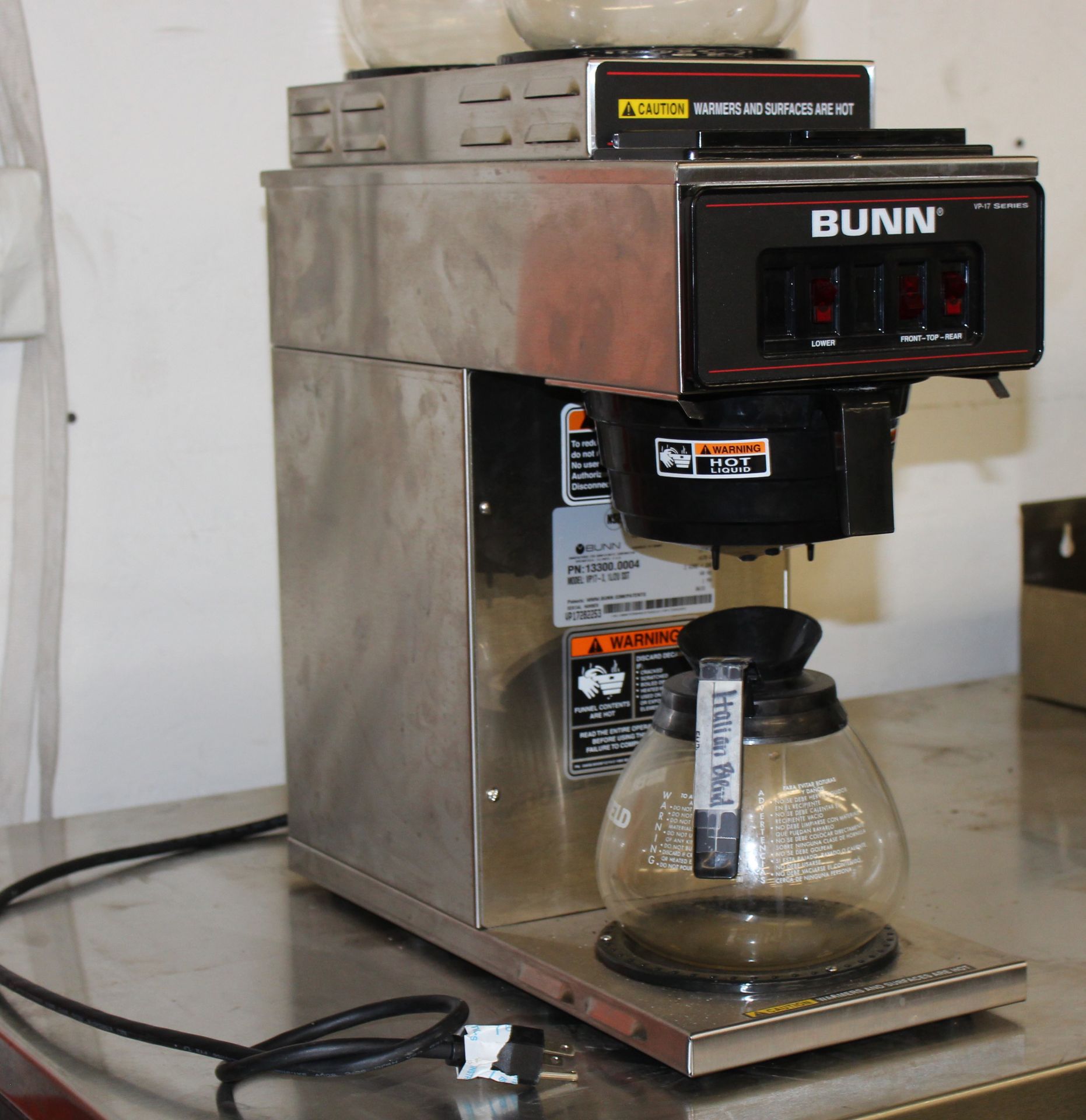 bunn VP-17 series coffee maker