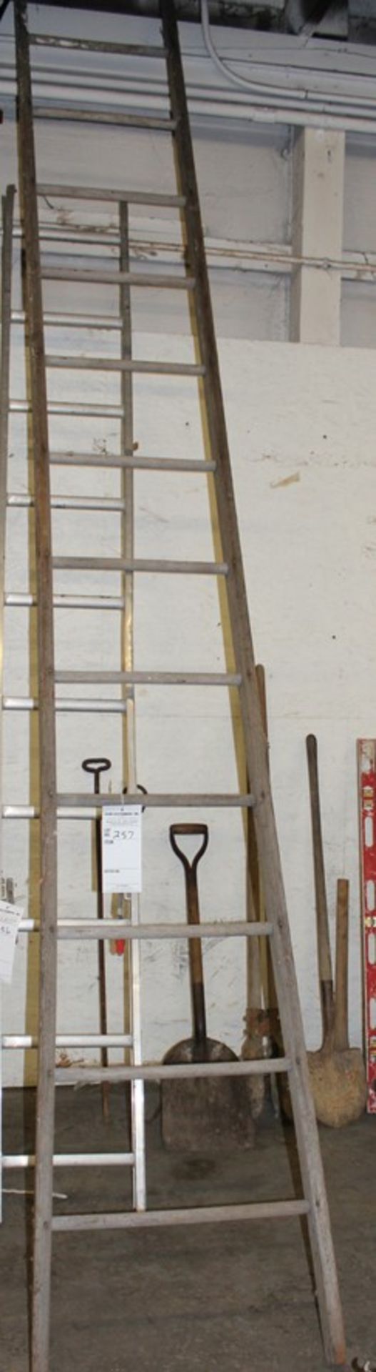 wood ladder