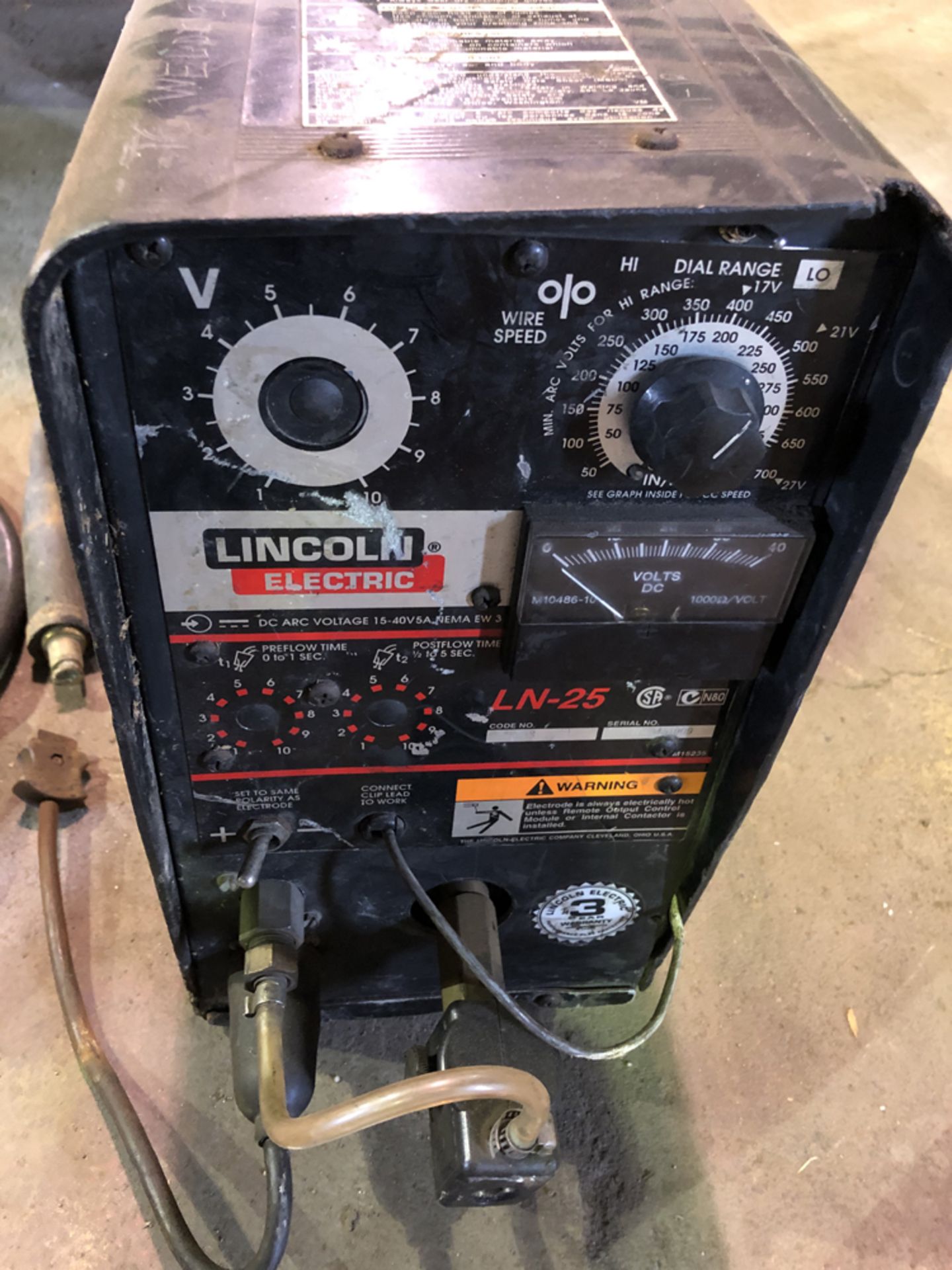 Lincoln model LN-25 single phase wire welder - Image 3 of 3