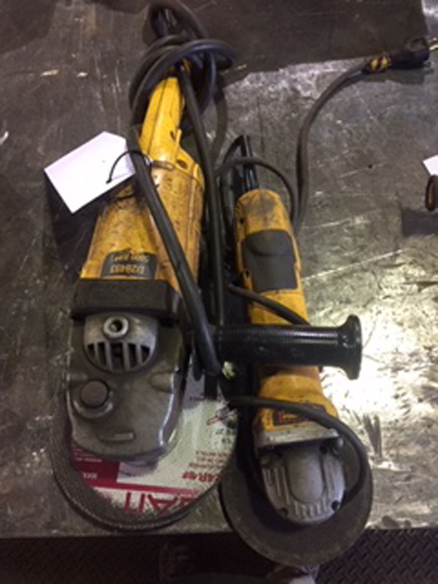 (2) Dewalt grinders