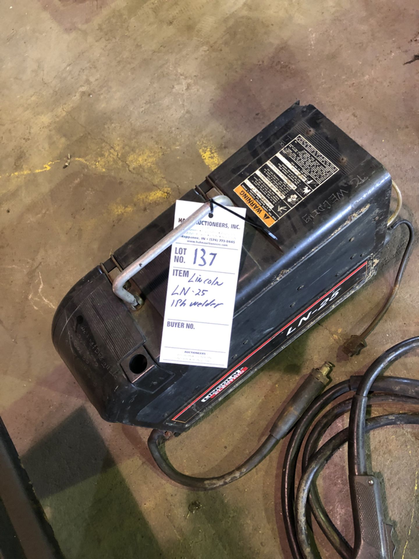 Lincoln model LN-25 single phase wire welder