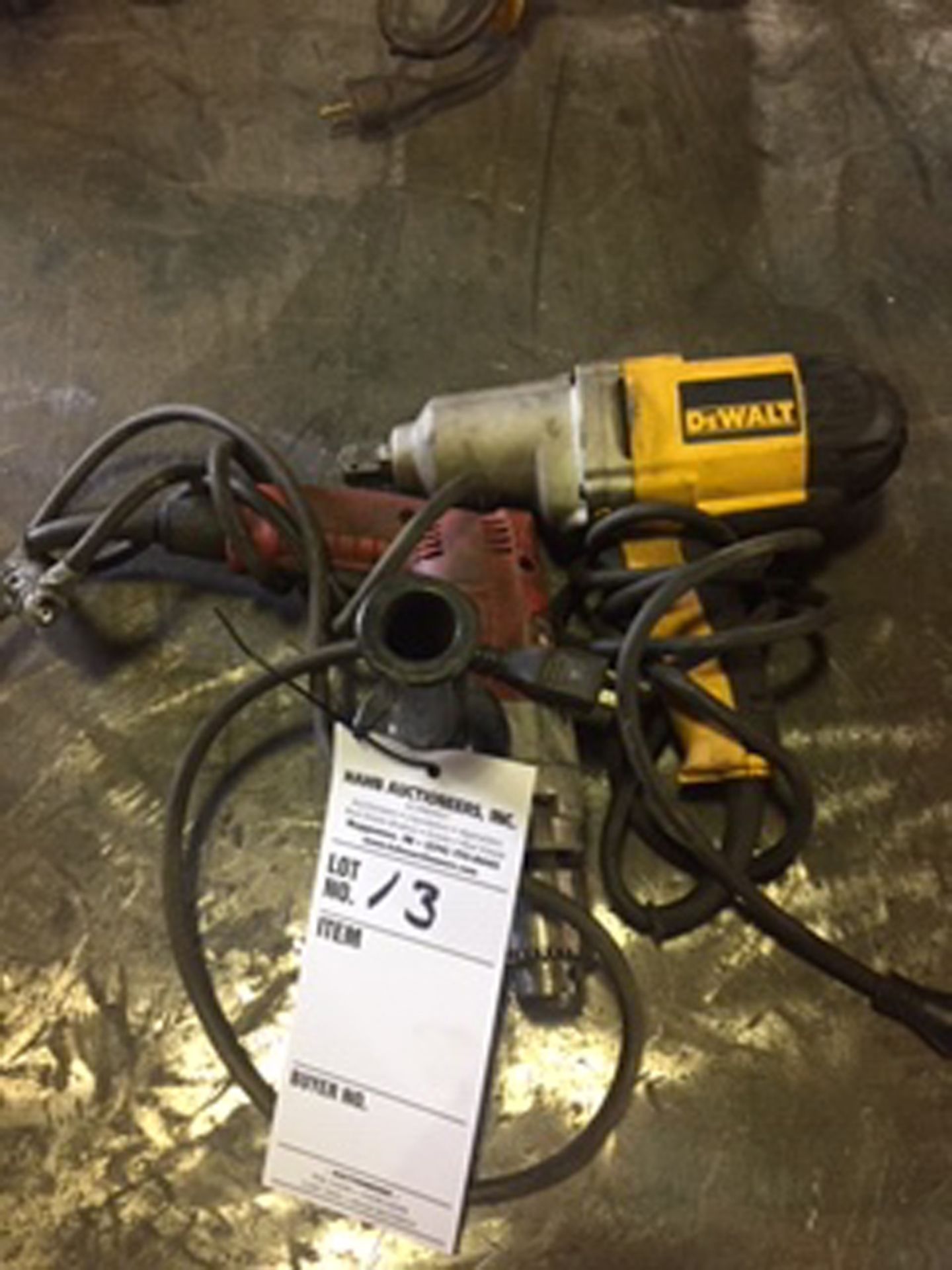 electric drill and electric Dewalt impact