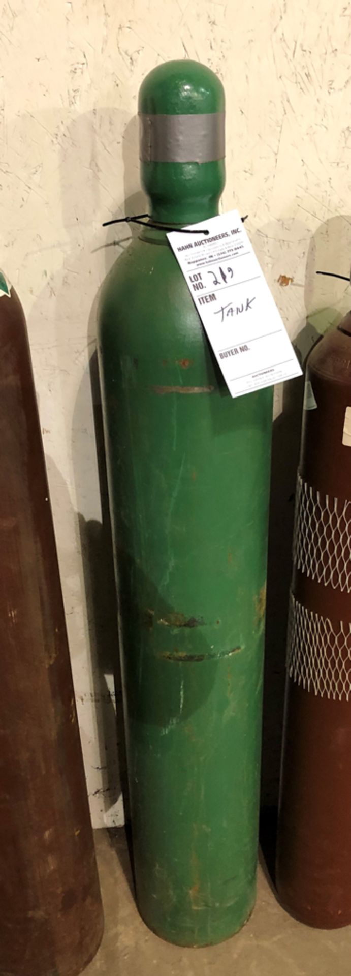 large oxygen tank