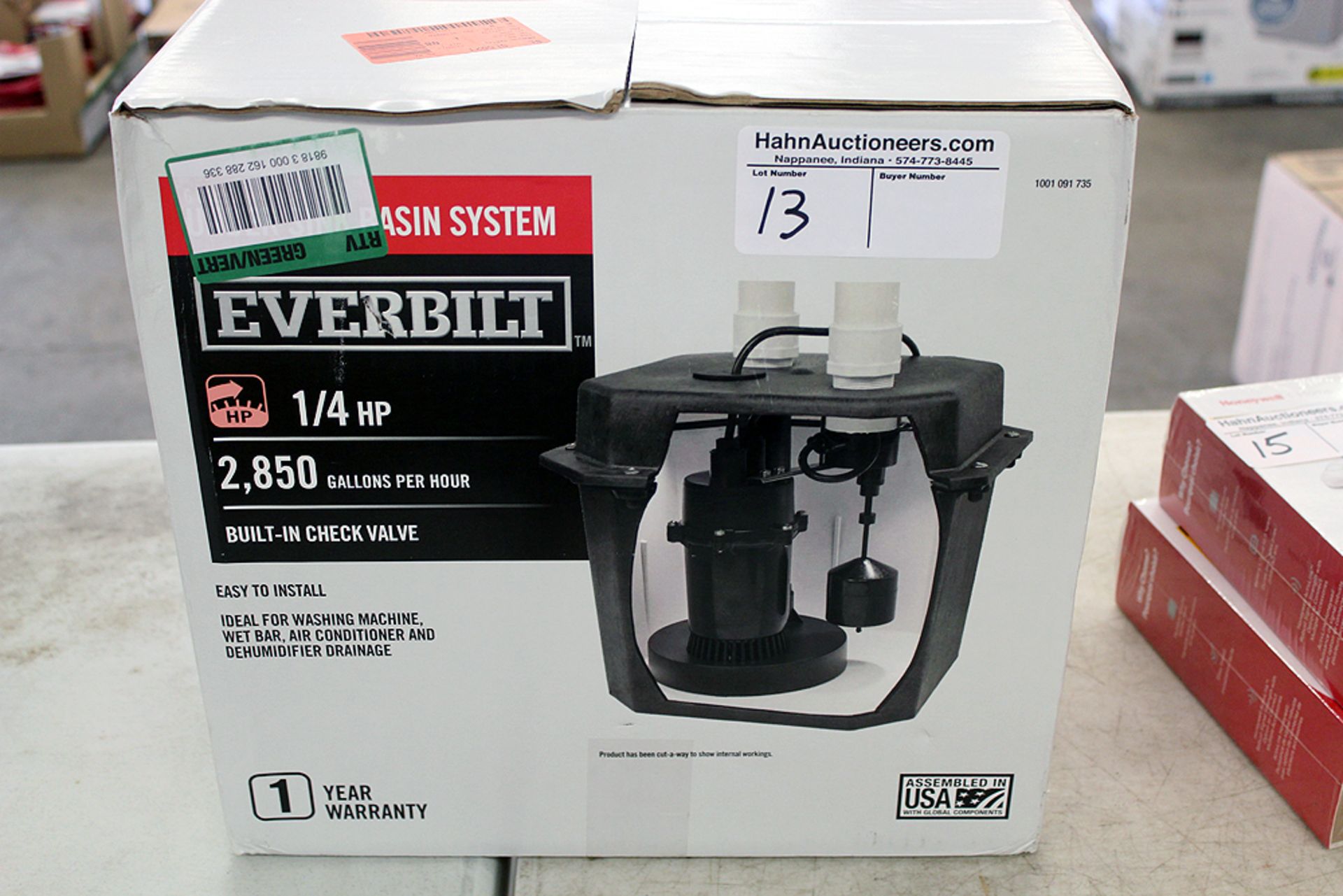 Everbilt 1/4hp pump