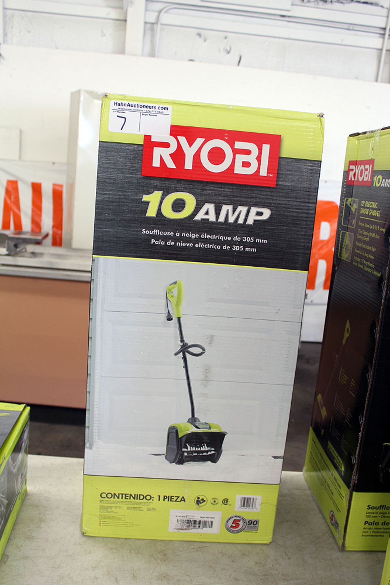 RYOBI 10 amp electric snow shovel