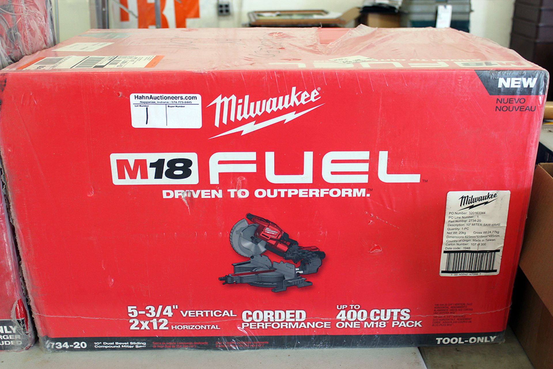 Milwaukee M18 chopsaw