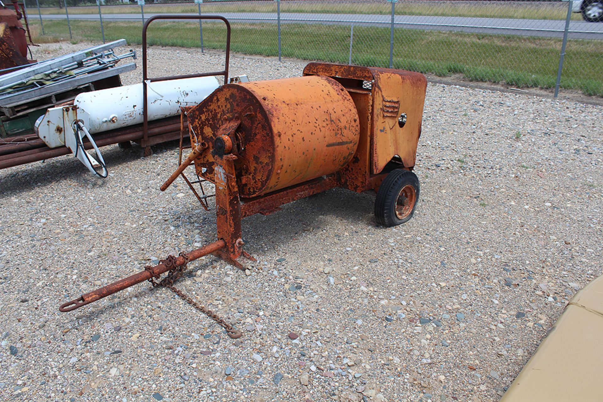 OLDER PULL-TYPE CEMENT MIXER - Image 2 of 2