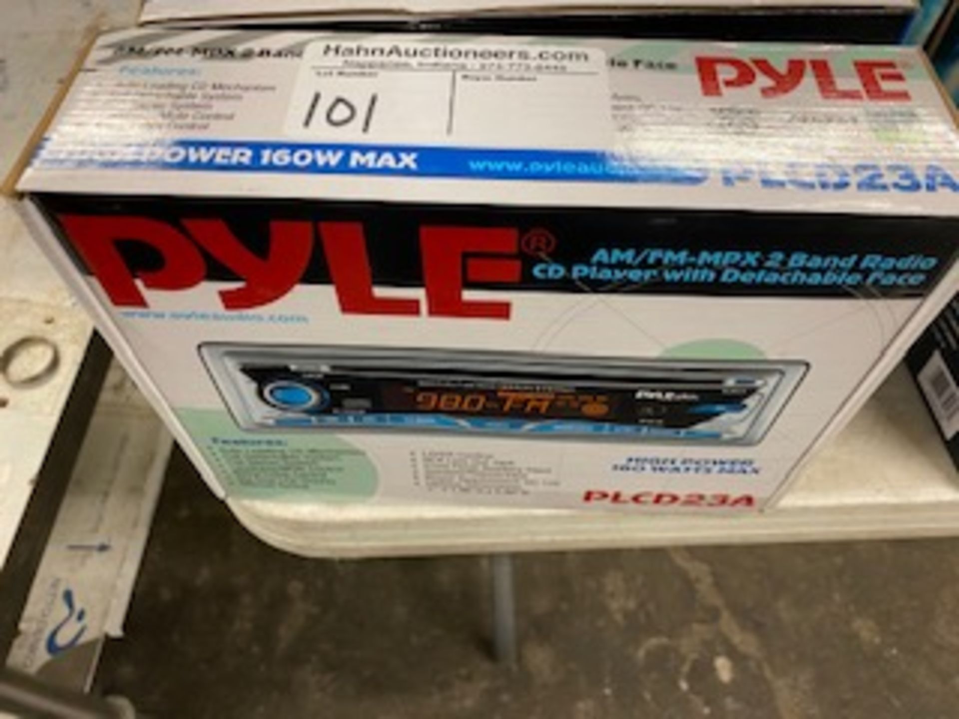 New Pyle CD player
