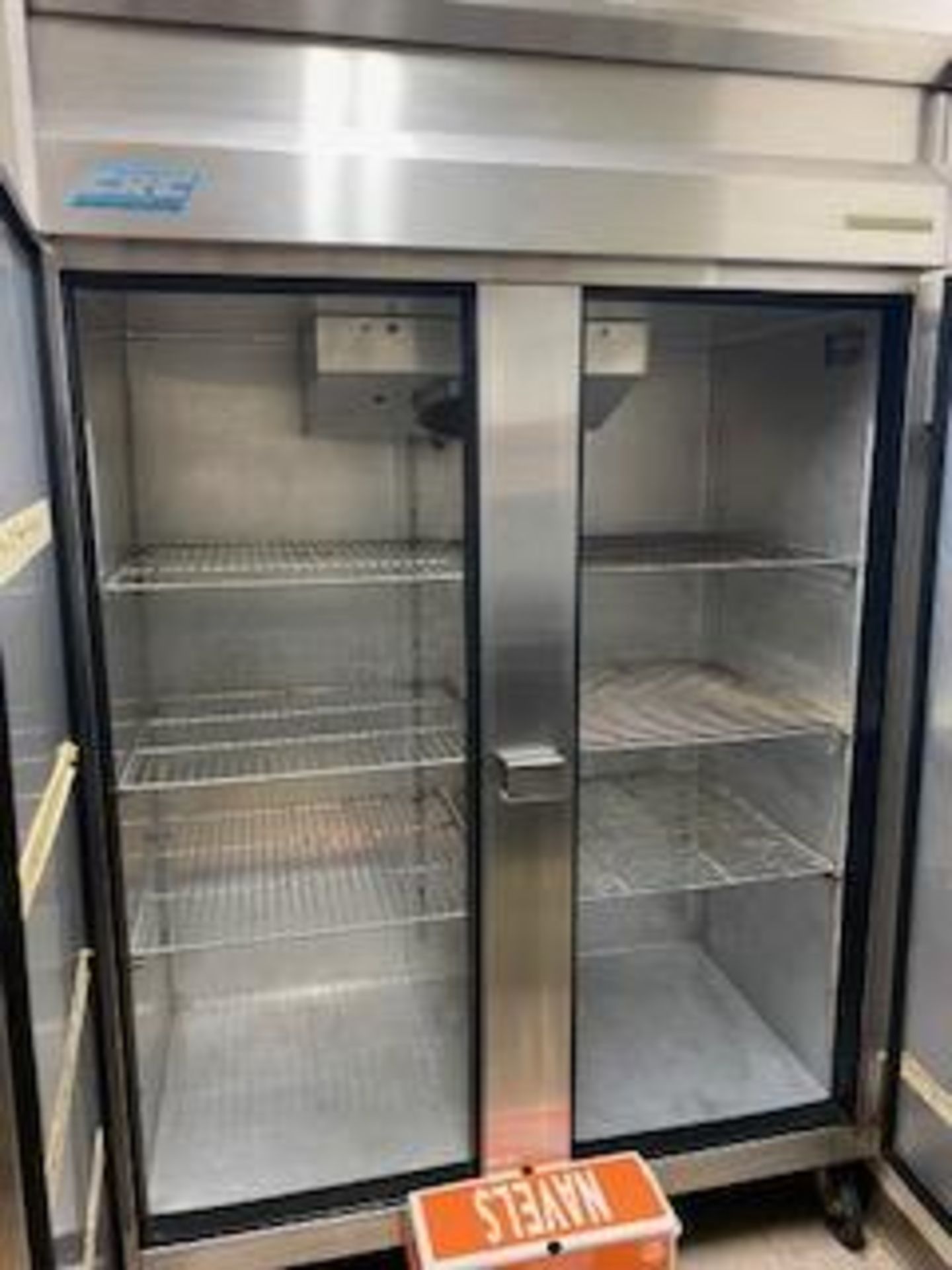 VRC commander double door all stainless refrigerator on wheels 5' wide - Image 2 of 2