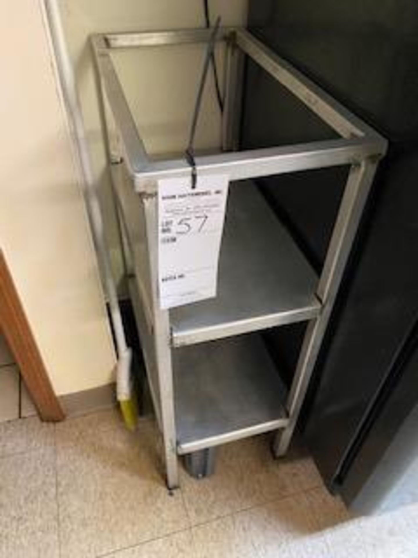 Stainless 24"x14" stand opened top shelf