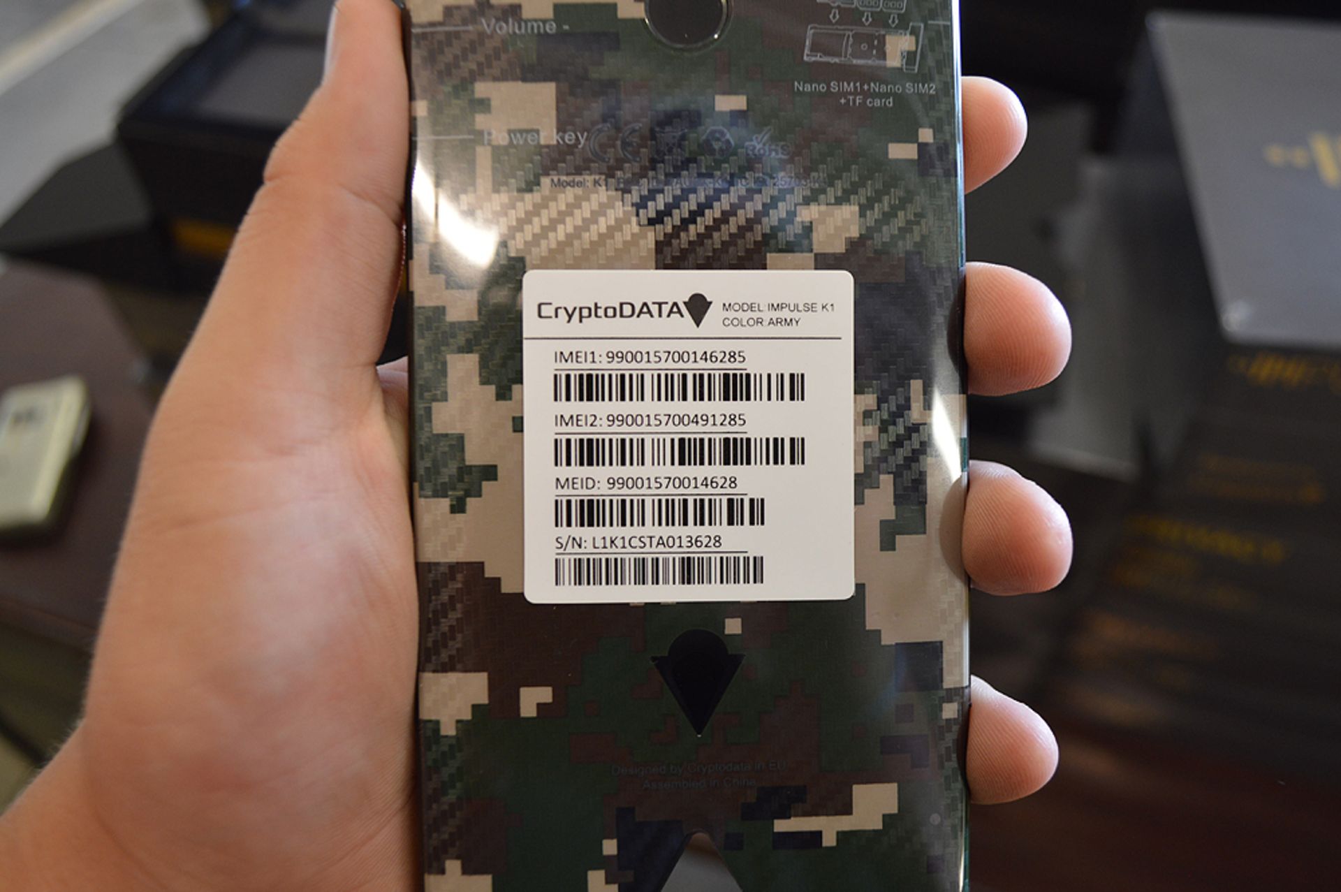 (16) IMPULSE PRIVACY PHONES IN CAMO - Image 2 of 2