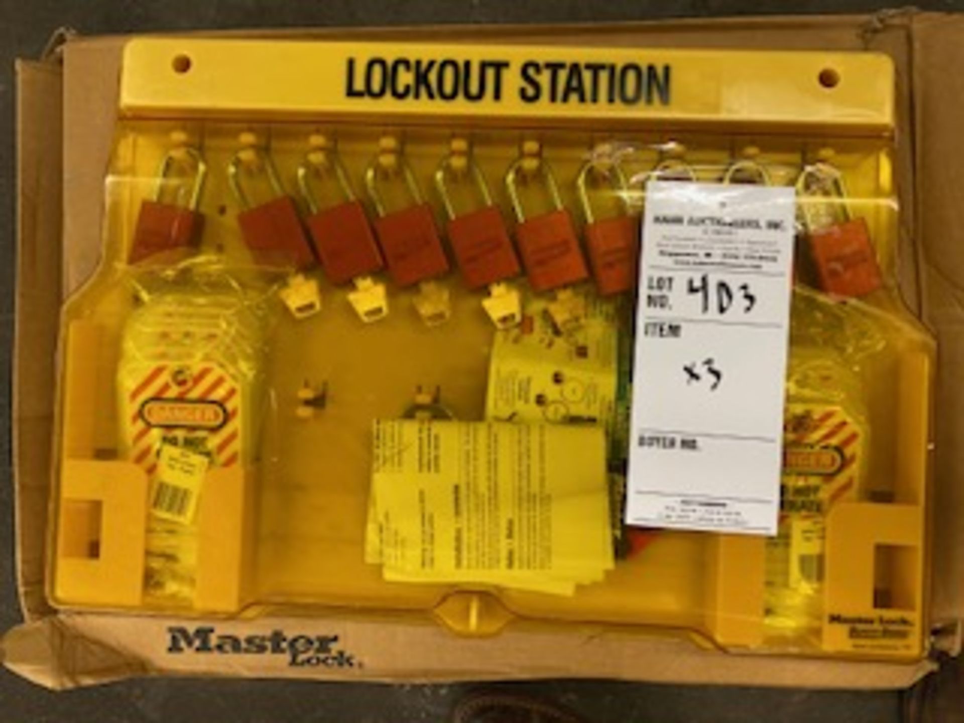 3 LOCKOUT STATIONS