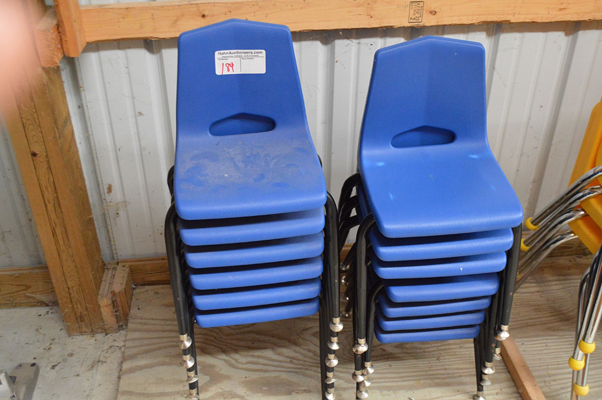 (13) SMALL PLASTIC CHILD'S CHAIRS