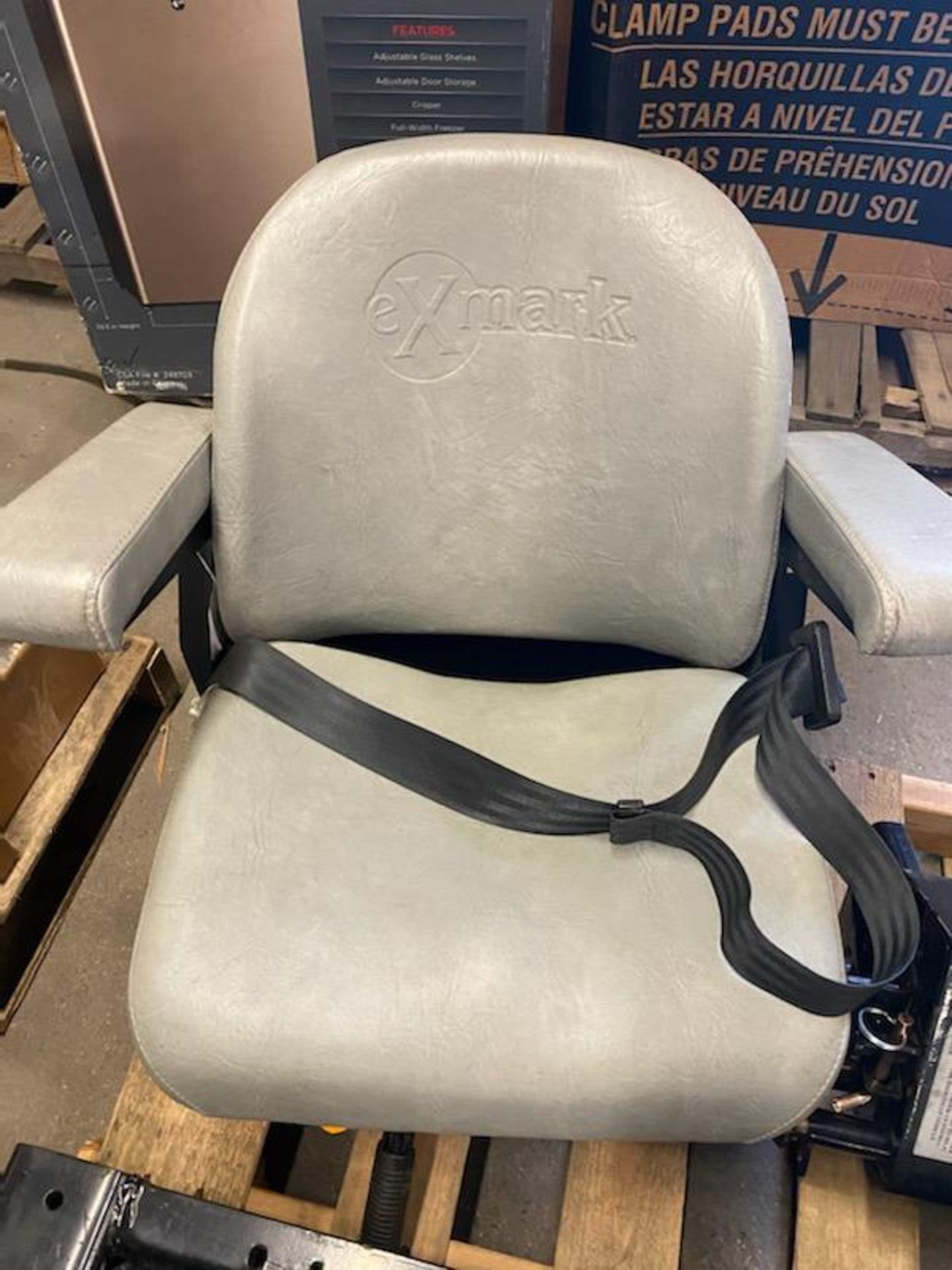 EX MARK MOWER SEAT, NEW