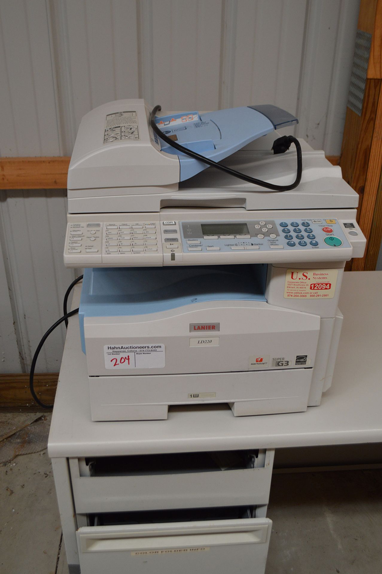 LANIER LD220 COPIER