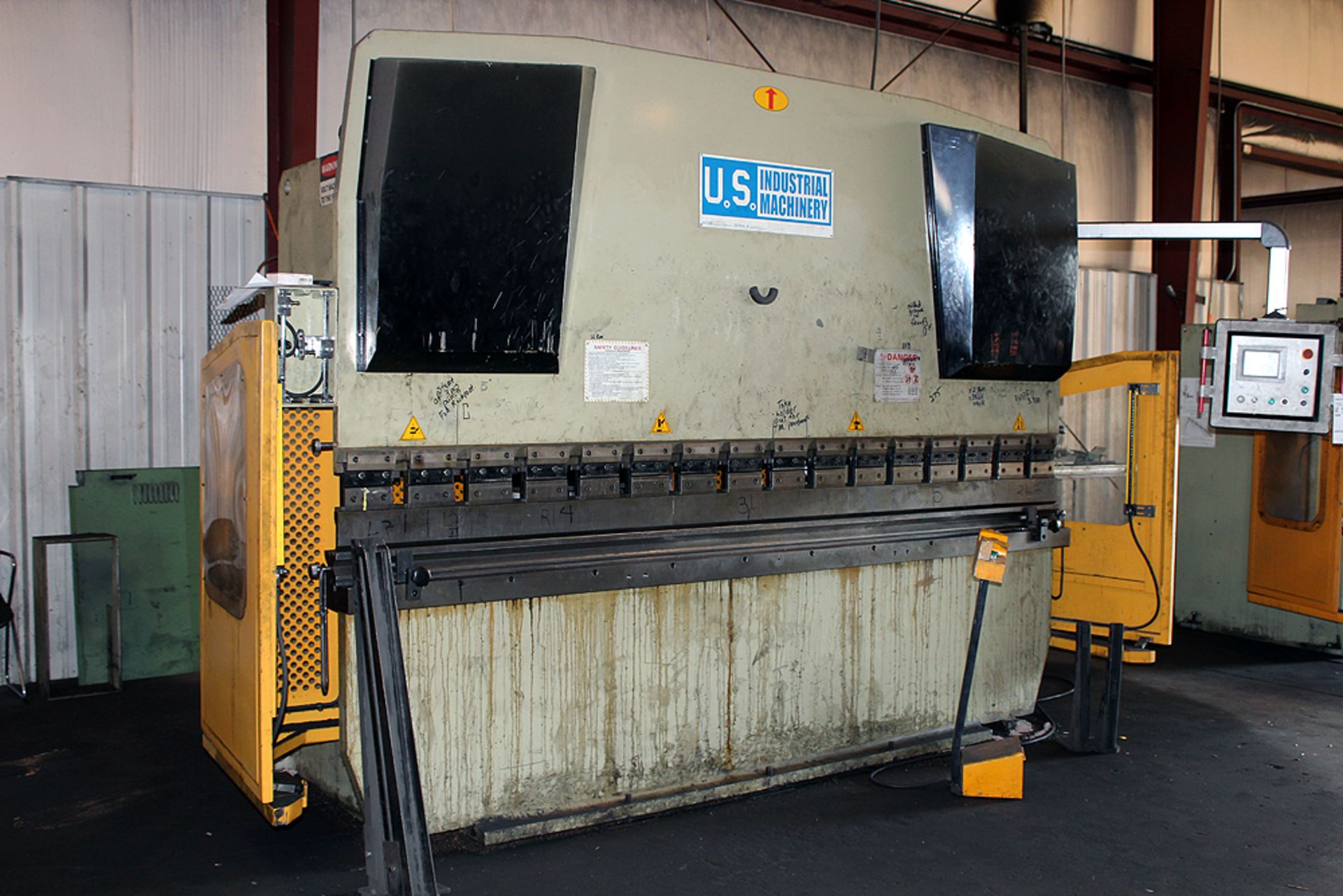 U.S. Industrial Hydraulic Press Brake 10' Width Capacity (2014) Model #US 12510