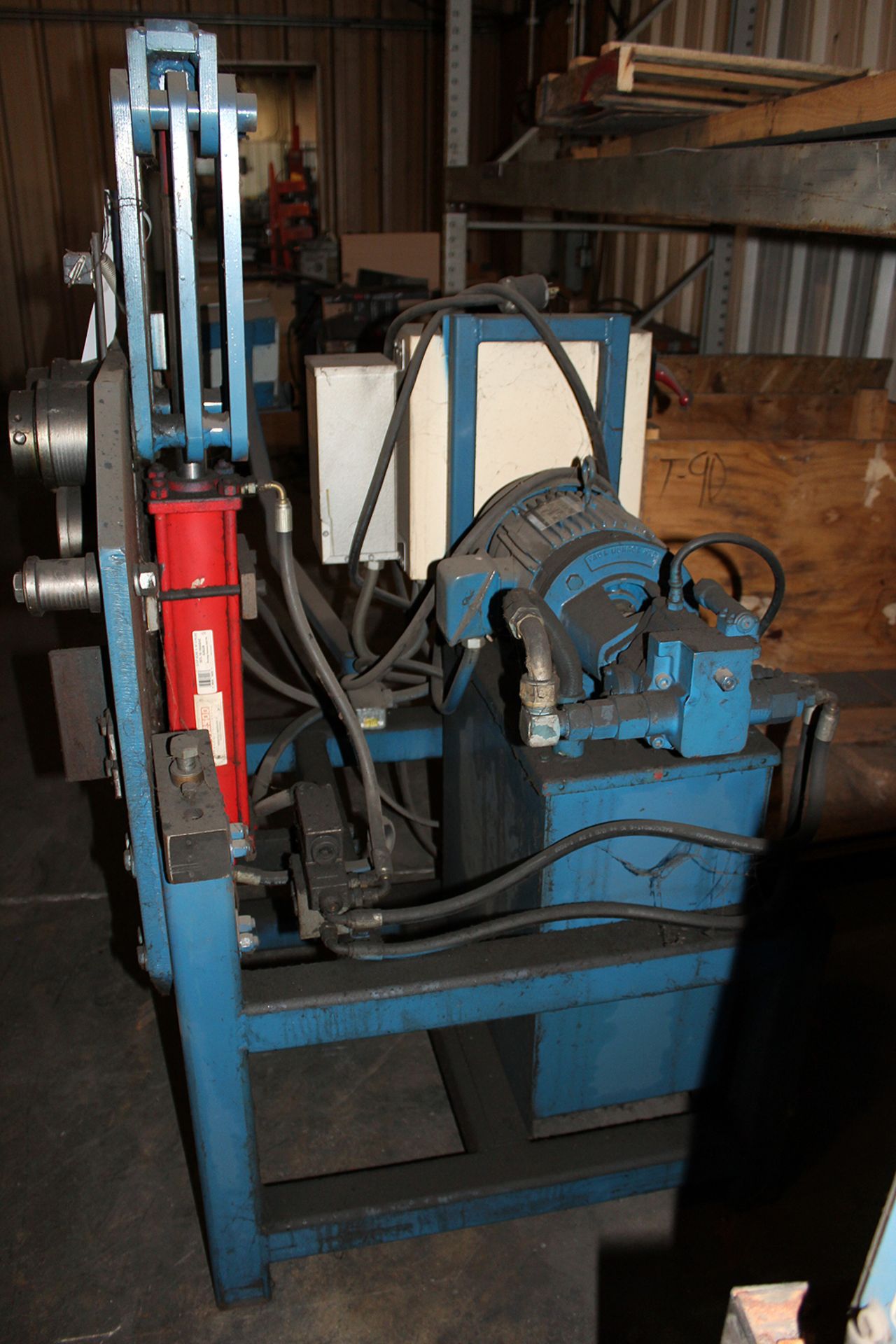 5 HP Hydraulic Stock Bending Assembly - Image 3 of 5