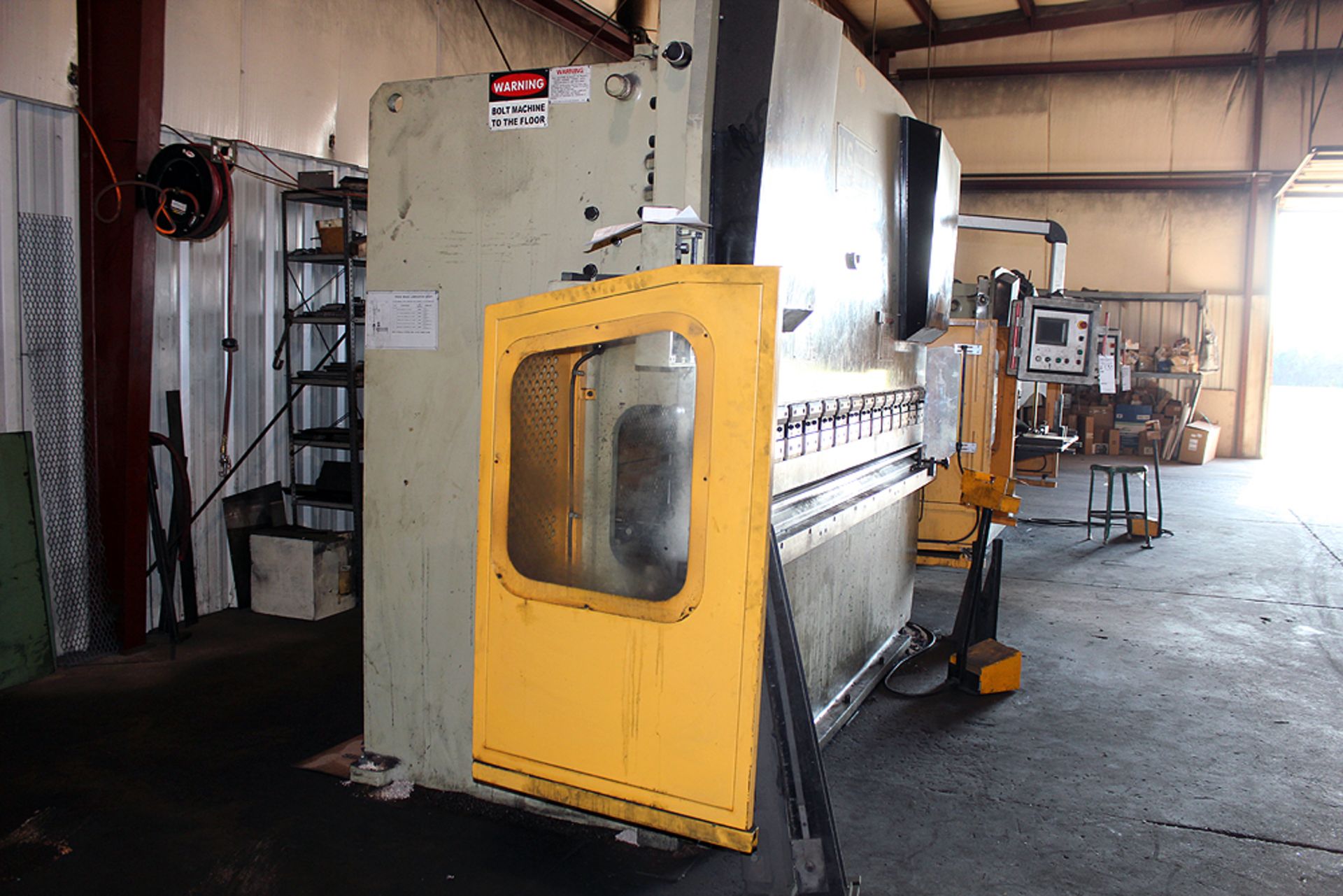 U.S. Industrial Hydraulic Press Brake 10' Width Capacity (2014) Model #US 12510 - Image 6 of 11