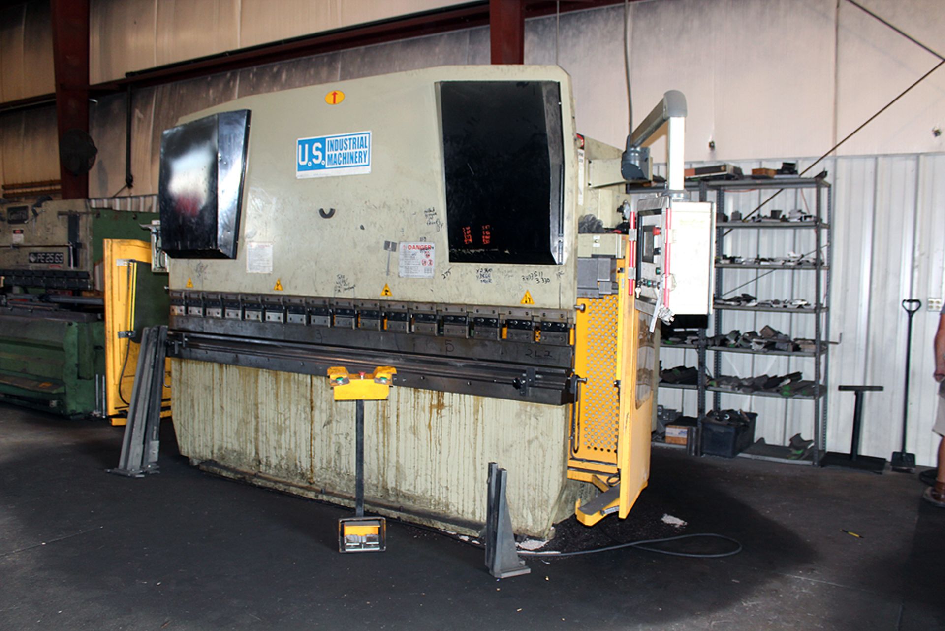 U.S. Industrial Hydraulic Press Brake 10' Width Capacity (2014) Model #US 12510 - Image 2 of 11