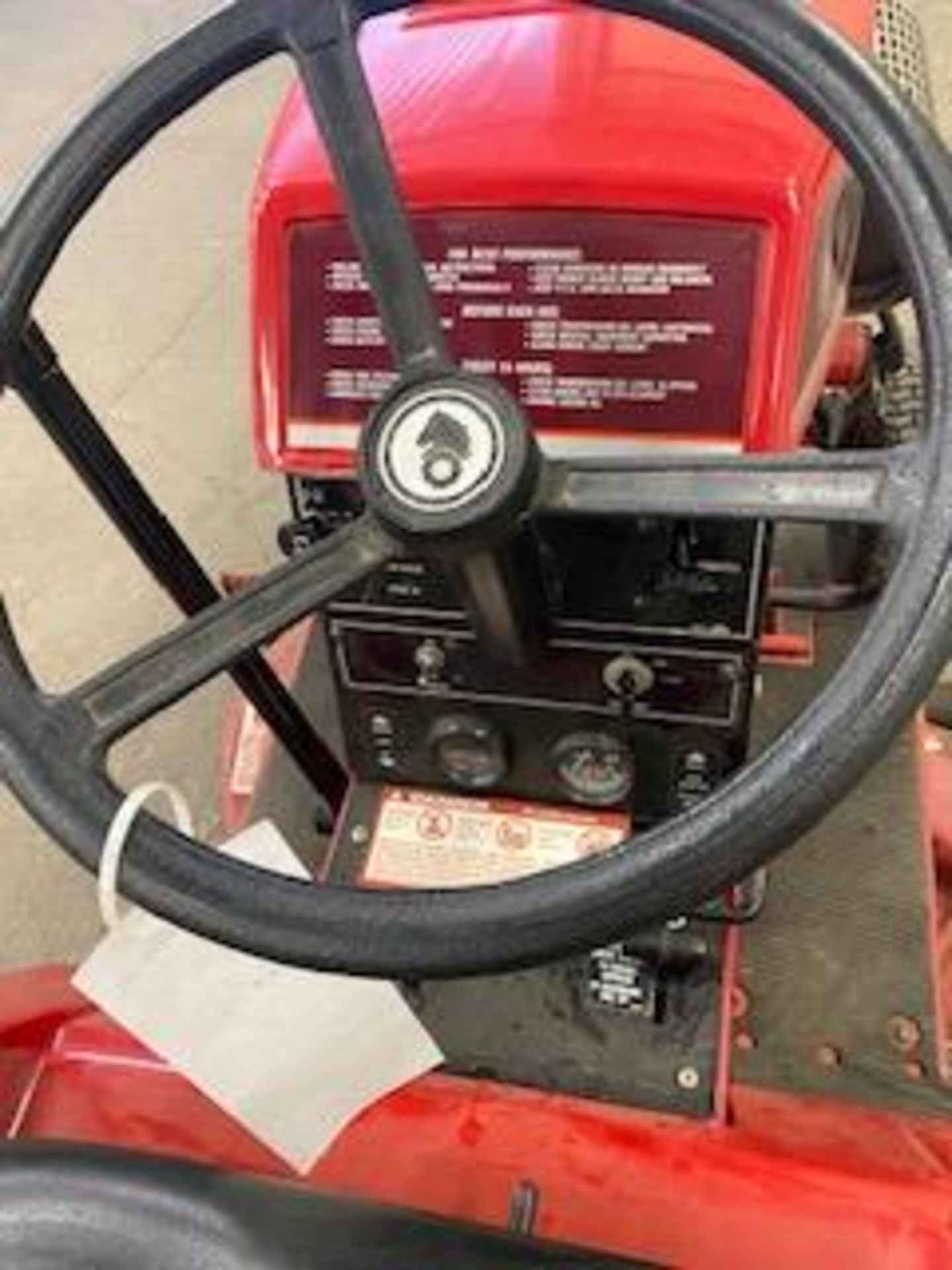 WHEEL HORSE RIDING LAWN MOWER, MODEL 312-A WITH DECK AND BAGGER - Image 5 of 7