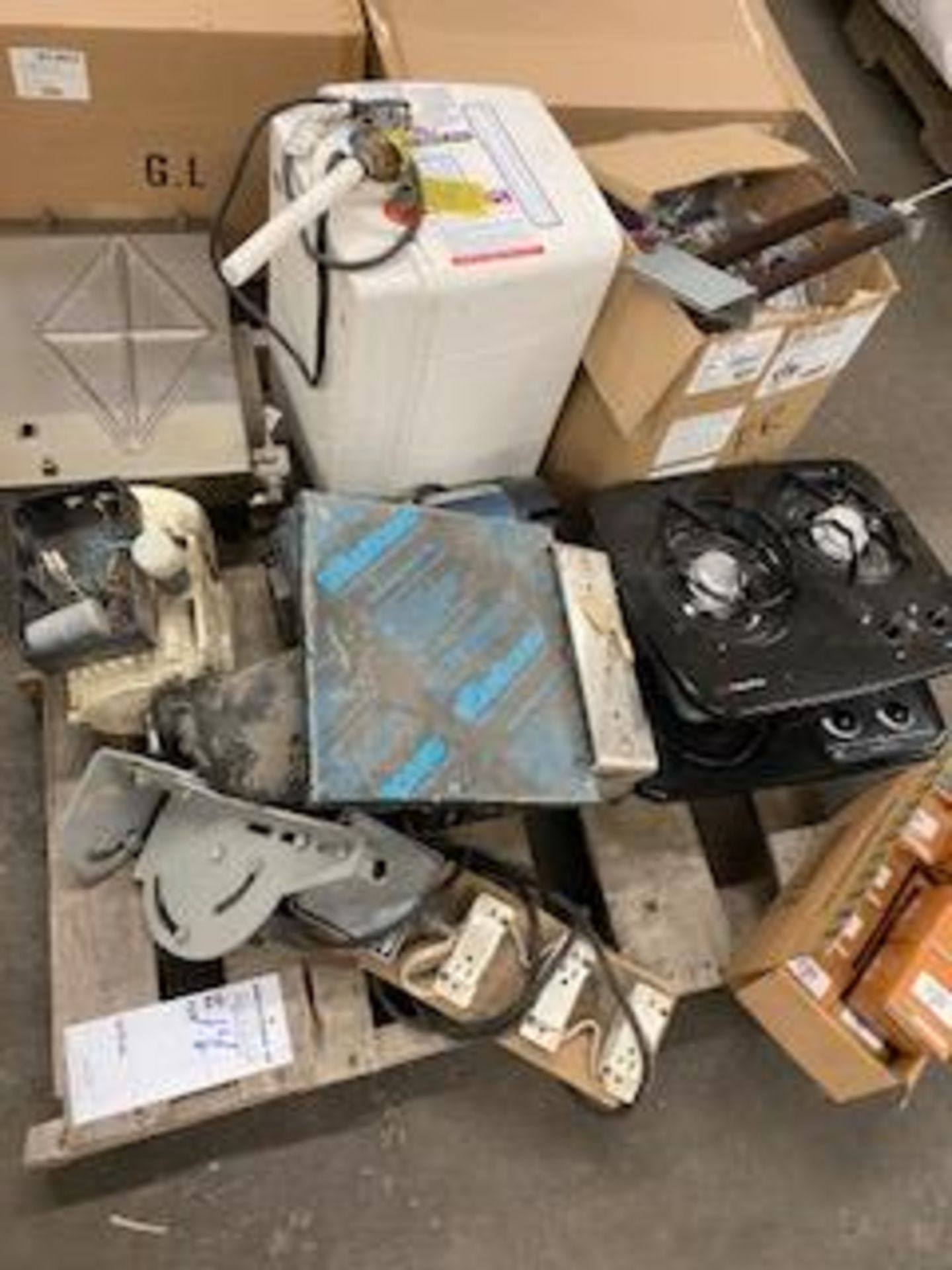 HOT PLATES, PORTABLE HEATER AND OTHER MISC. ITEMS