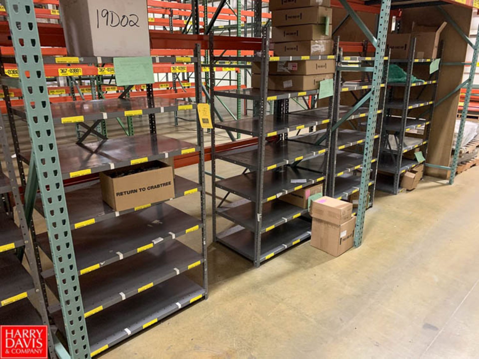 Shelving Units 74"""" x 36"""" (No Contents) Rigging Fee: $80 ** , Removal will